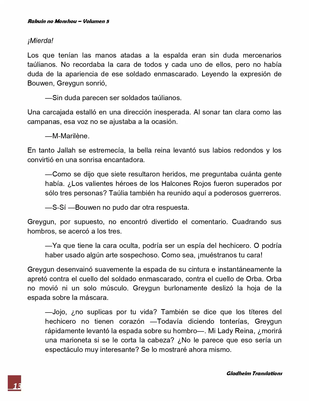 Rakuin No Monshou (Novela) - Capítulo 36 - Página 13 - LectorTMOo
