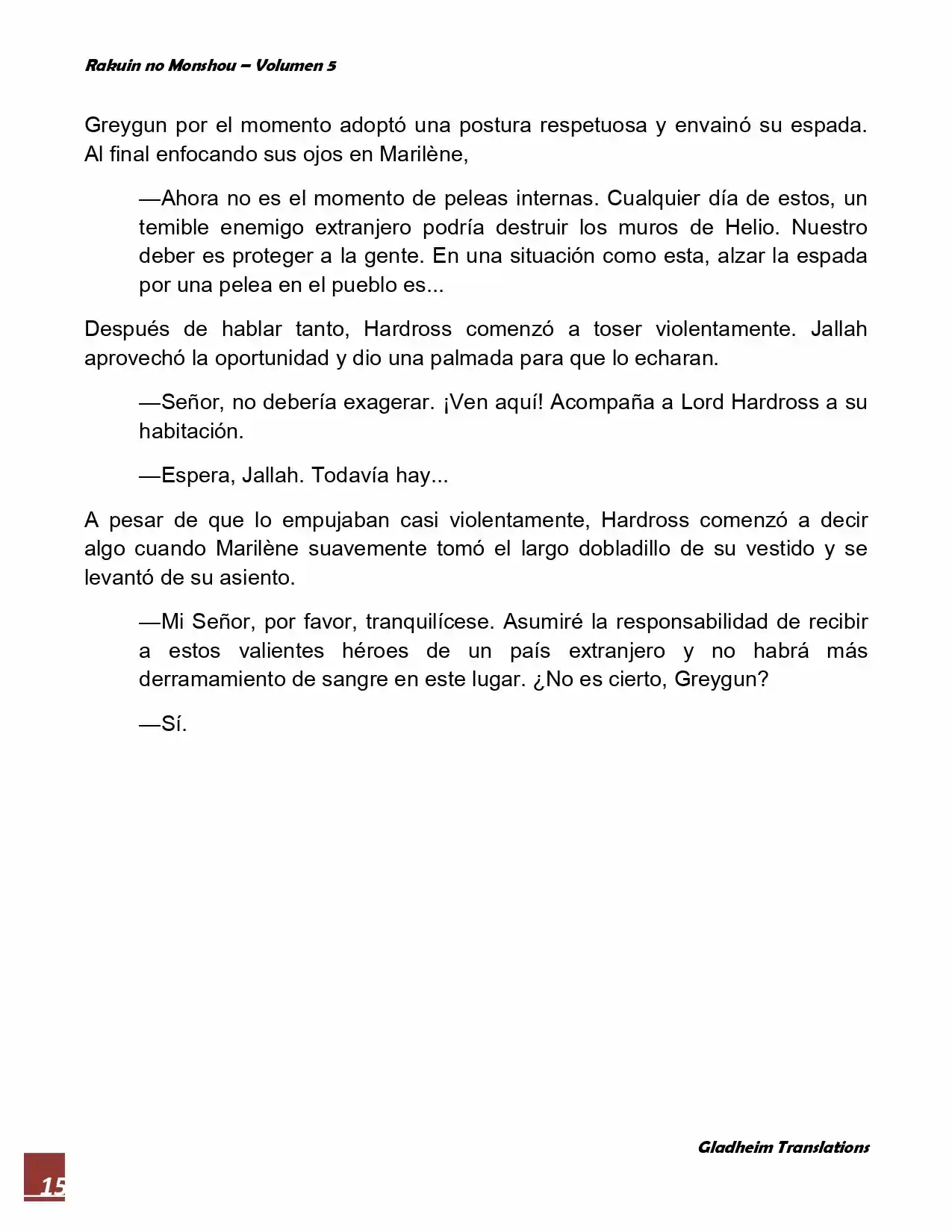 Rakuin No Monshou (Novela) - Capítulo 36 - Página 15 - LectorTMOo