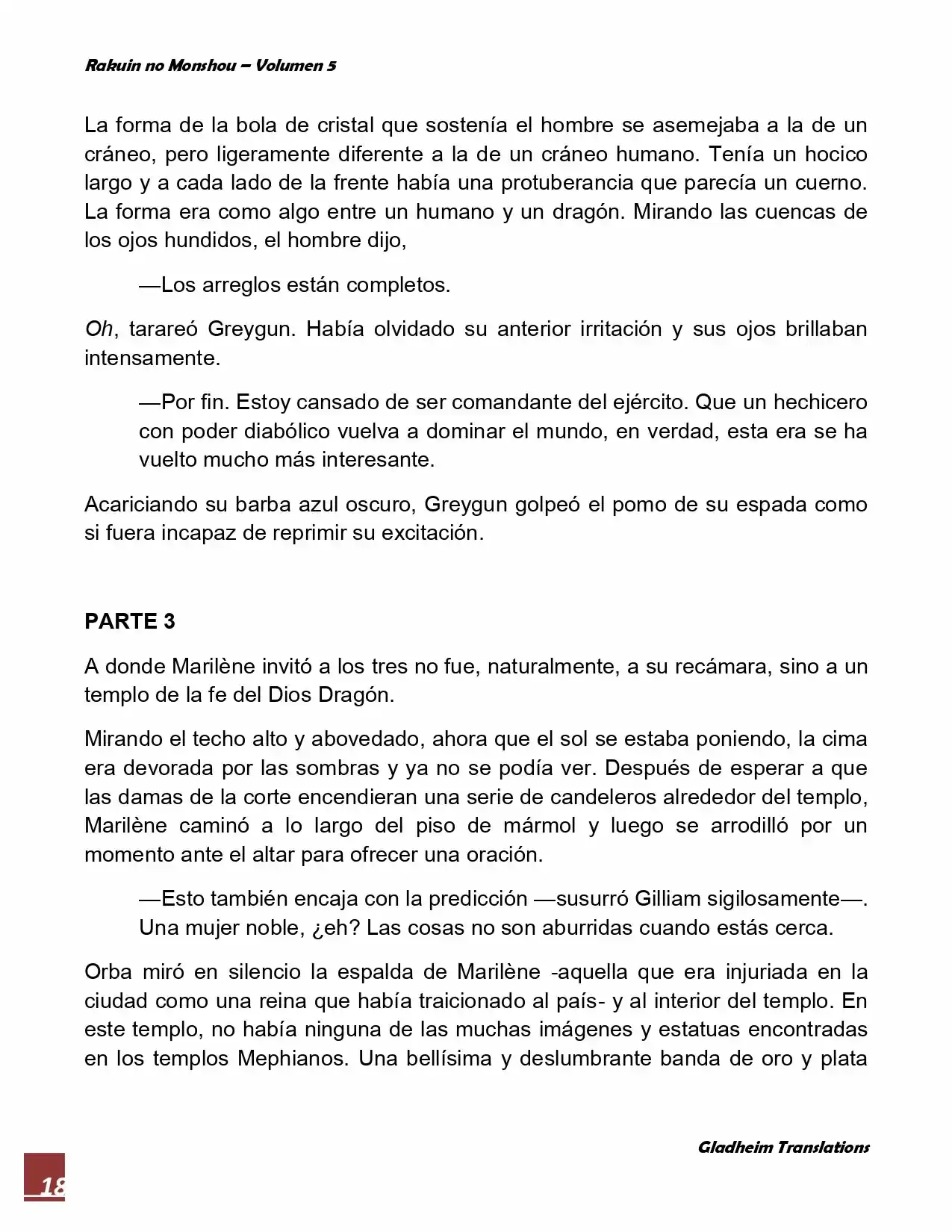 Rakuin No Monshou (Novela) - Capítulo 36 - Página 18 - LectorTMOo