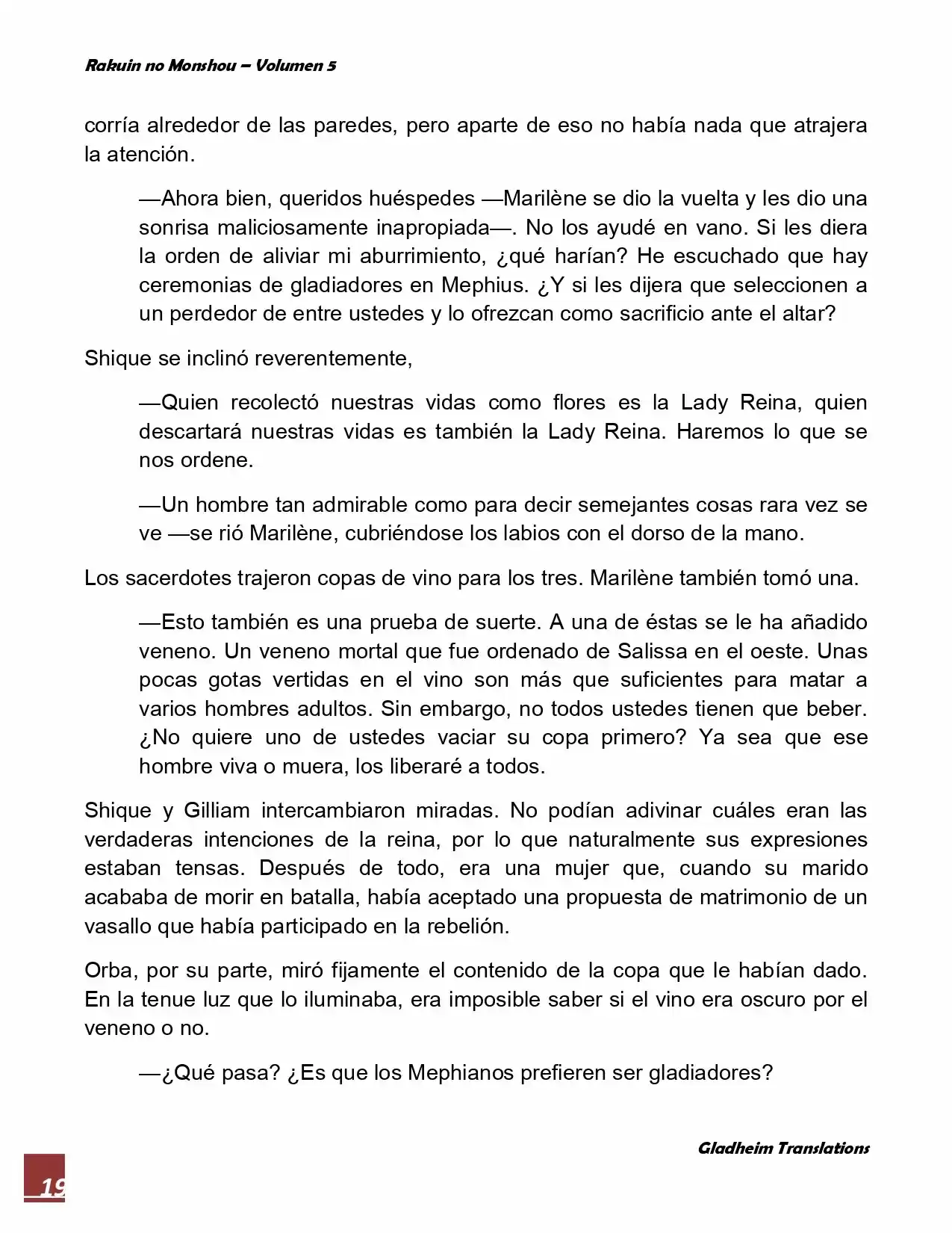 Rakuin No Monshou (Novela) - Capítulo 36 - Página 19 - LectorTMOo