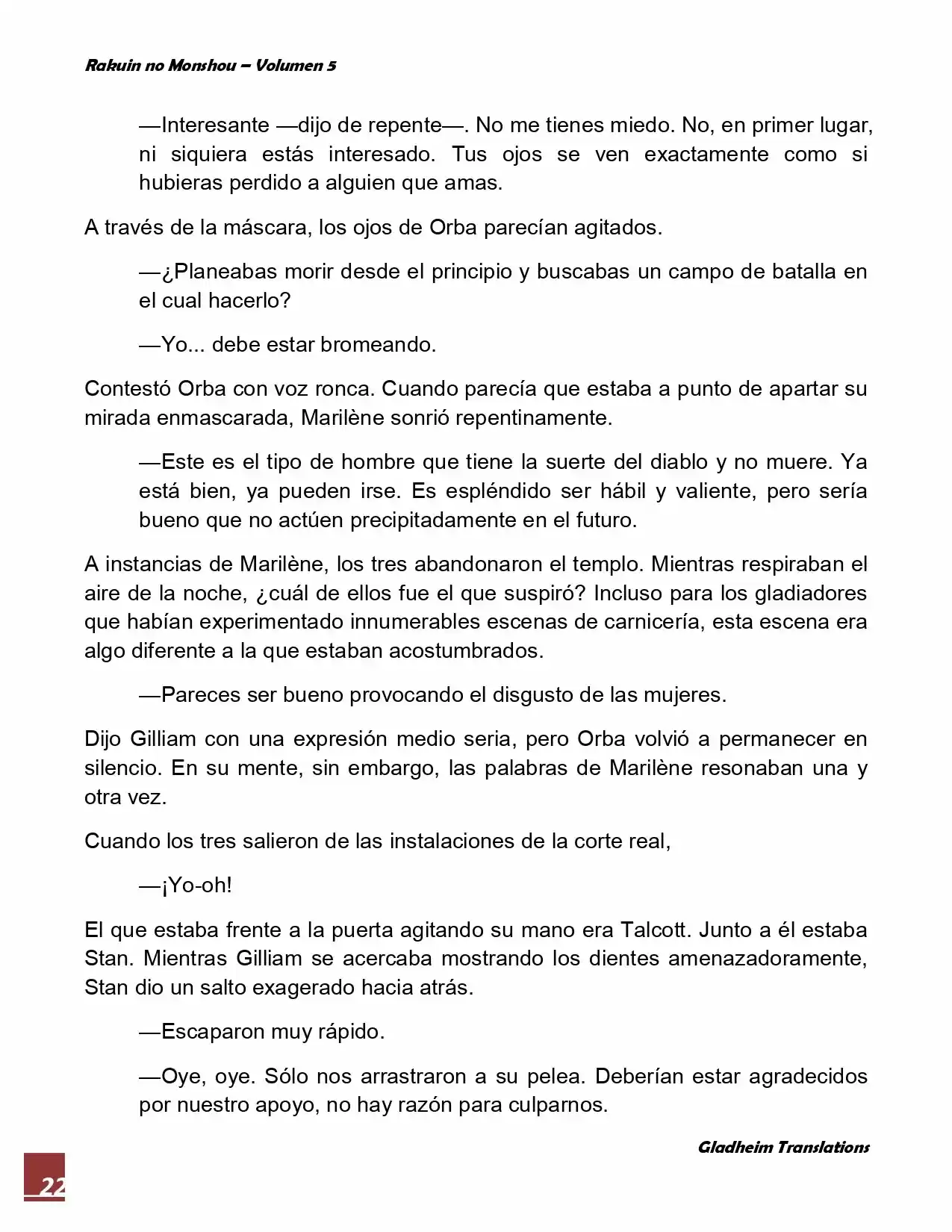 Rakuin No Monshou (Novela) - Capítulo 36 - Página 22 - LectorTMOo