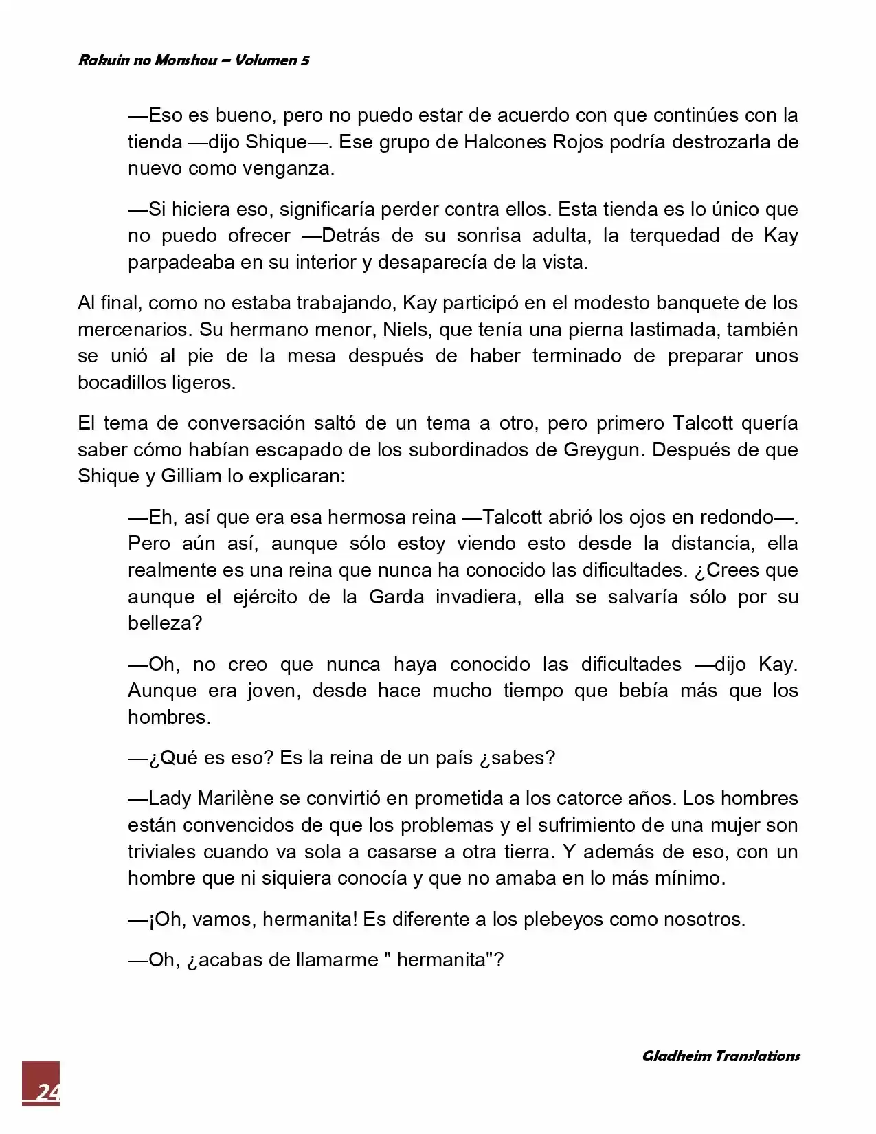 Rakuin No Monshou (Novela) - Capítulo 36 - Página 24 - LectorTMOo