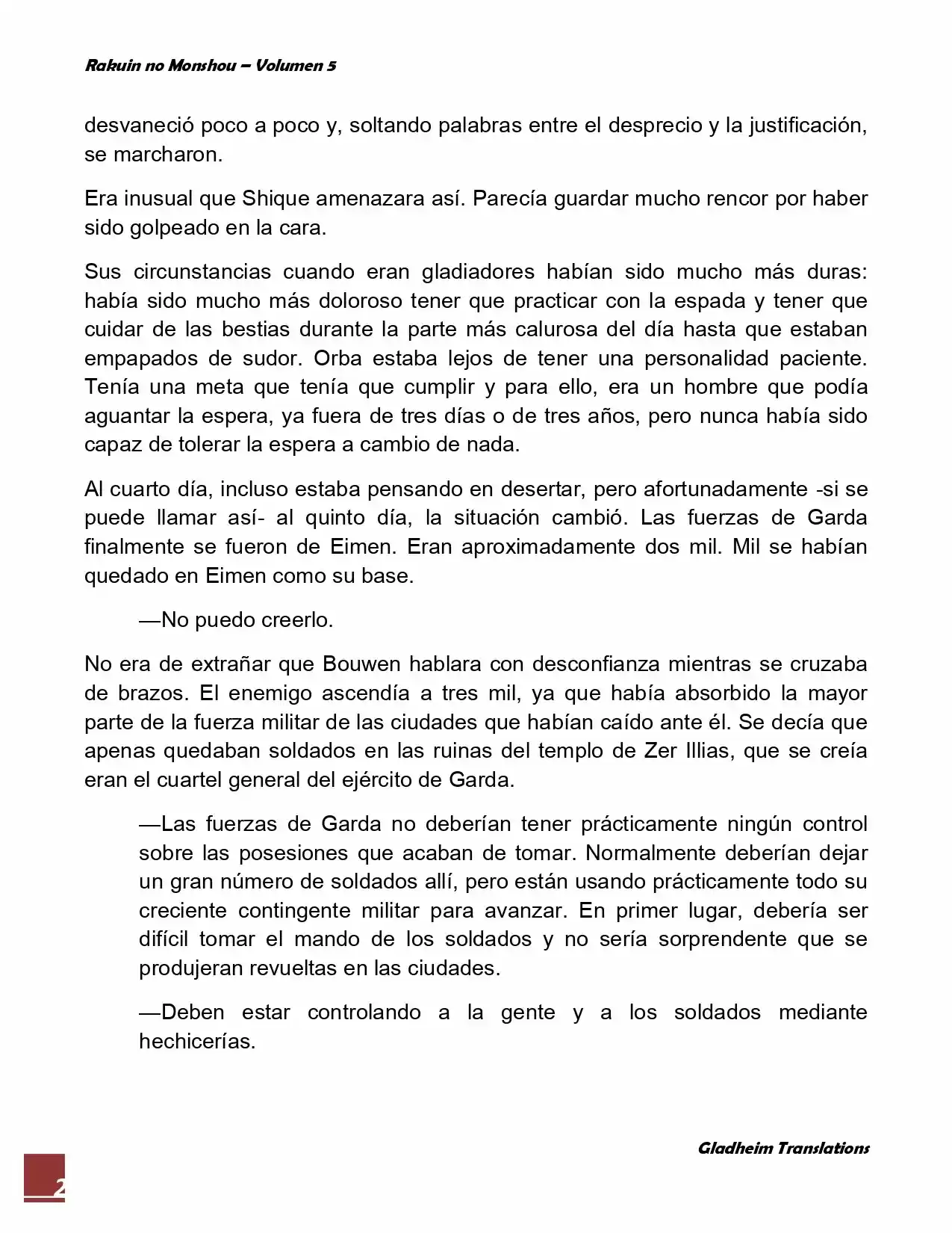 Rakuin No Monshou (Novela) - Capítulo 37 - Página 2 - LectorTMOo
