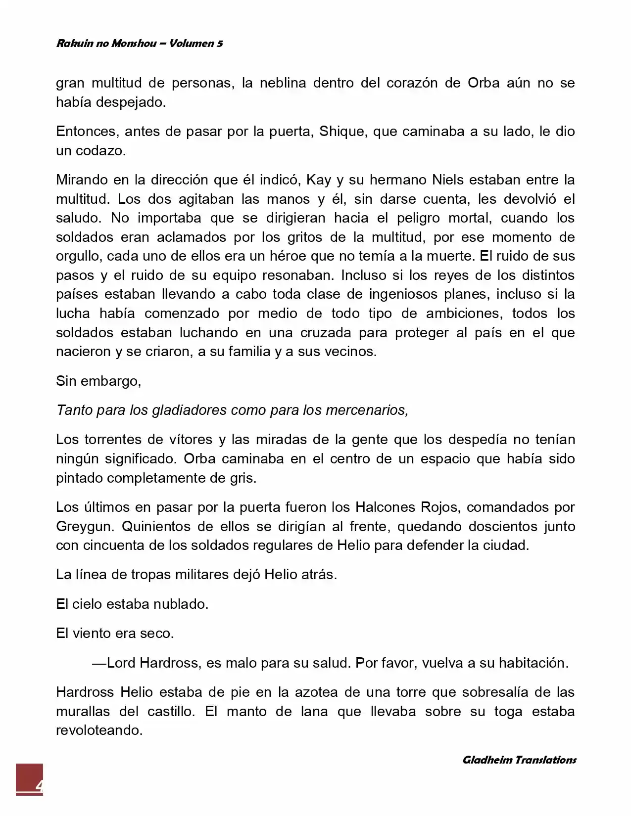 Rakuin No Monshou (Novela) - Capítulo 37 - Página 4 - LectorTMOo