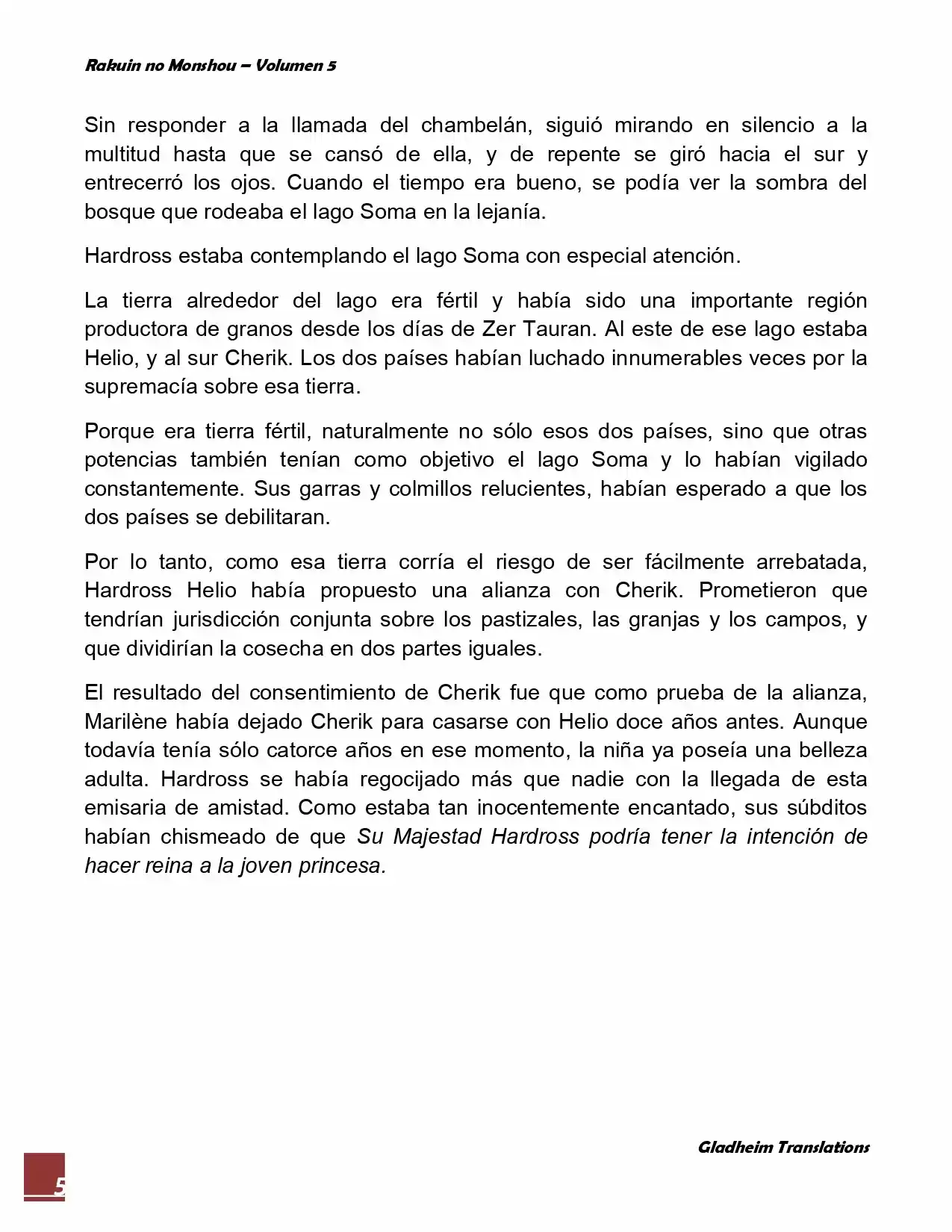 Rakuin No Monshou (Novela) - Capítulo 37 - Página 5 - LectorTMOo