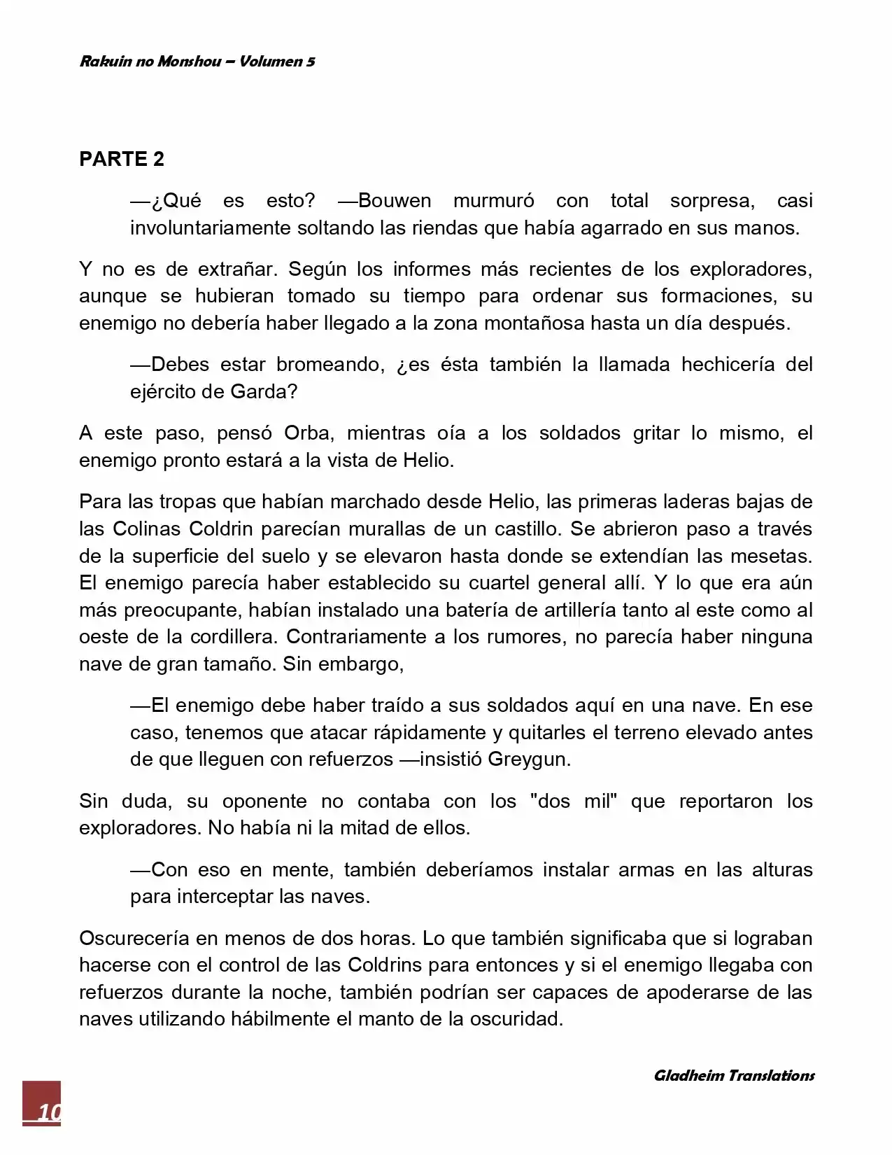 Rakuin No Monshou (Novela) - Capítulo 37 - Página 10 - LectorTMOo