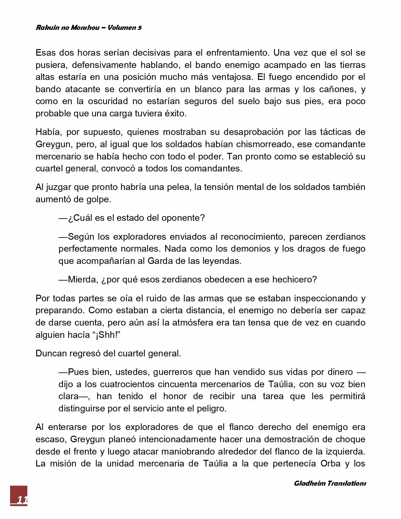 Rakuin No Monshou (Novela) - Capítulo 37 - Página 11 - LectorTMOo