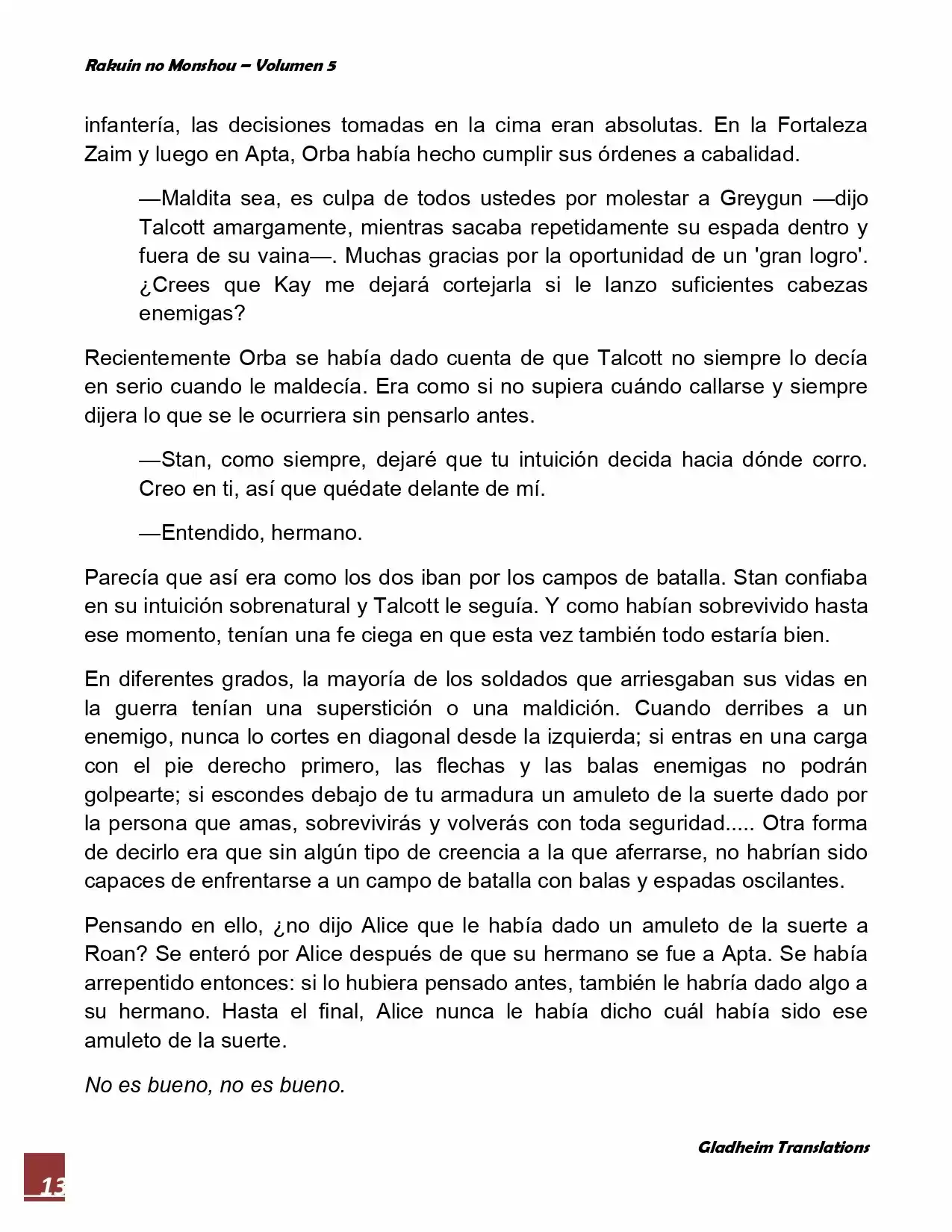 Rakuin No Monshou (Novela) - Capítulo 37 - Página 13 - LectorTMOo