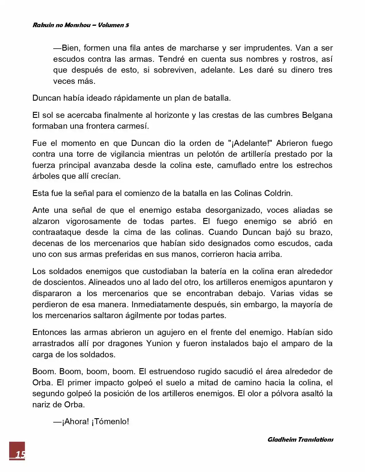 Rakuin No Monshou (Novela) - Capítulo 37 - Página 15 - LectorTMOo