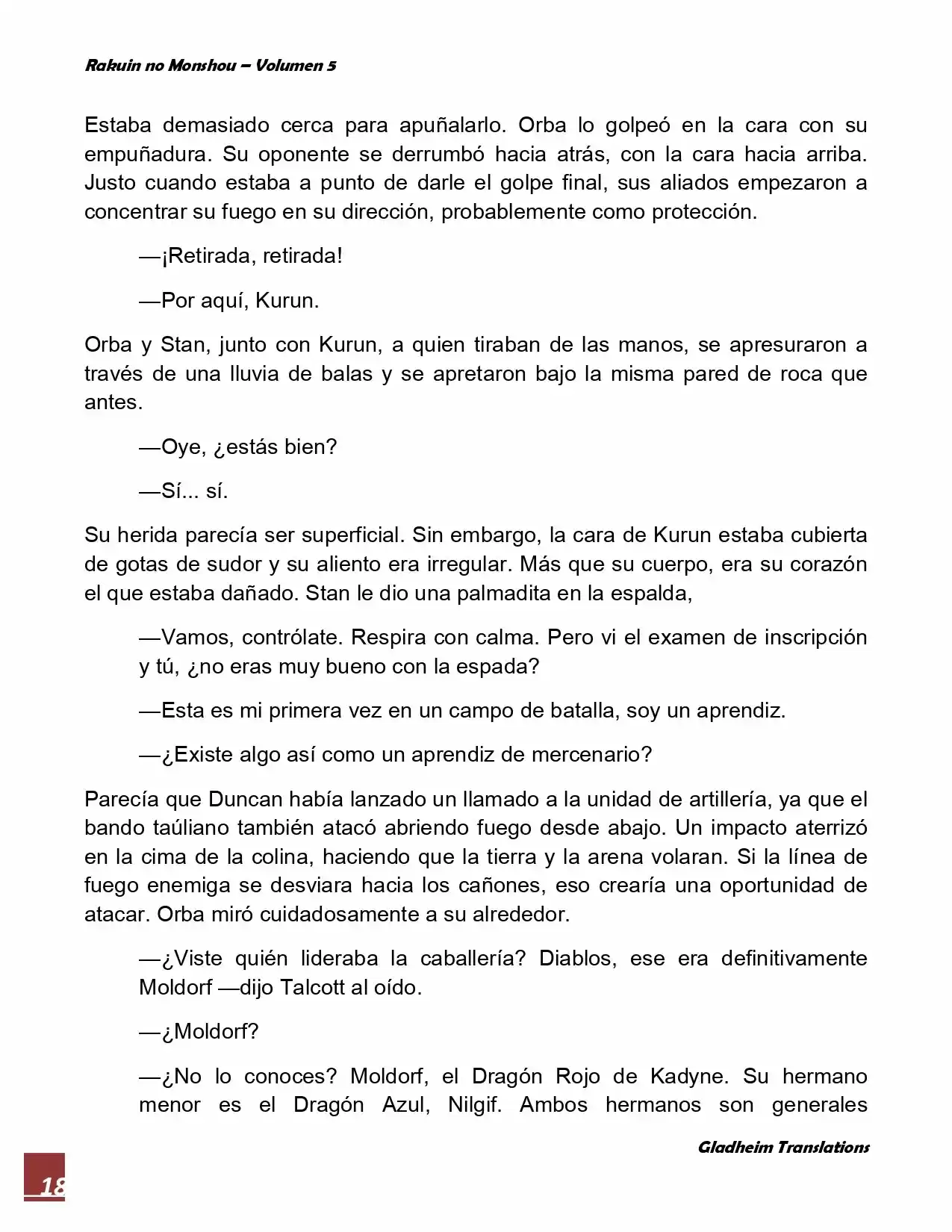 Rakuin No Monshou (Novela) - Capítulo 37 - Página 18 - LectorTMOo