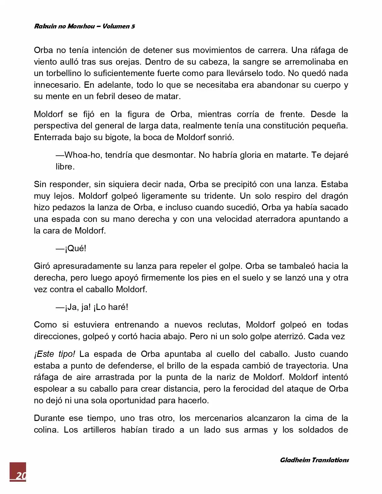 Rakuin No Monshou (Novela) - Capítulo 37 - Página 20 - LectorTMOo