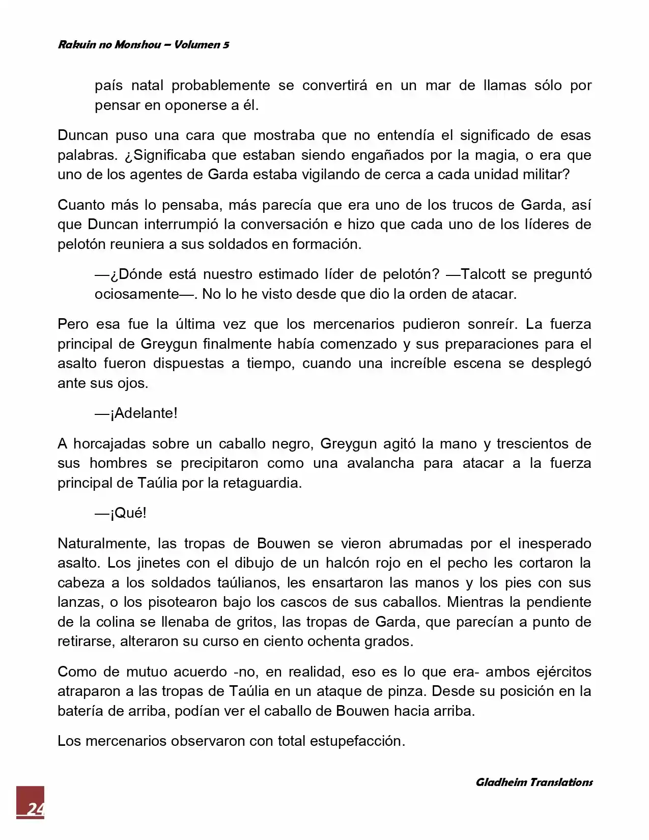 Rakuin No Monshou (Novela) - Capítulo 37 - Página 24 - LectorTMOo
