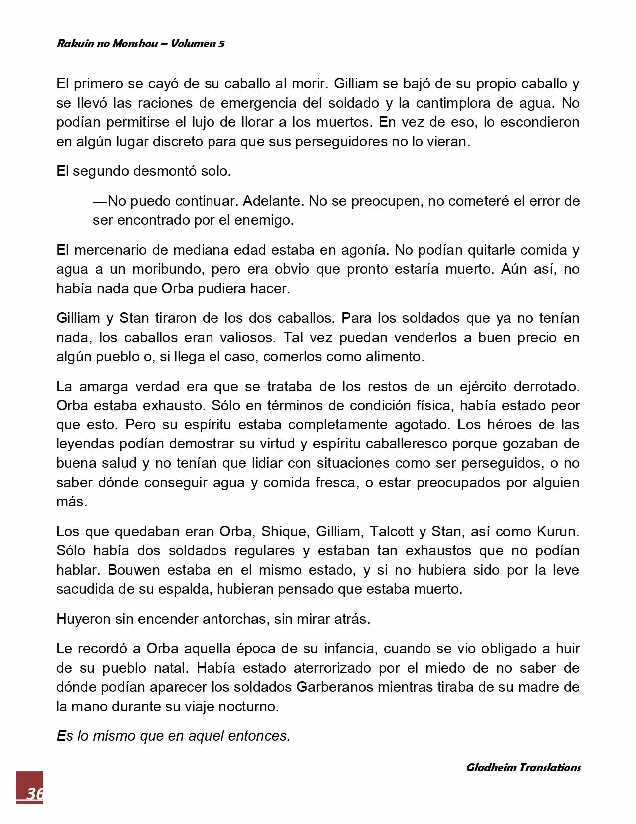Rakuin No Monshou (Novela) - Capítulo 37 - Página 36 - LectorTMOo