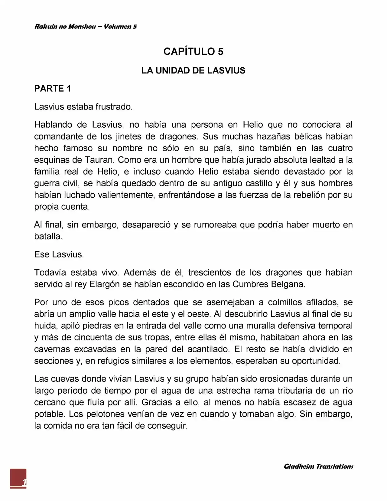 Rakuin No Monshou (Novela) - Capítulo 38 - Página 1 - LectorTMOo