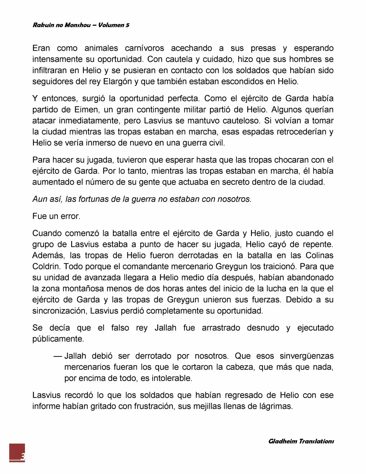 Rakuin No Monshou (Novela) - Capítulo 38 - Página 3 - LectorTMOo