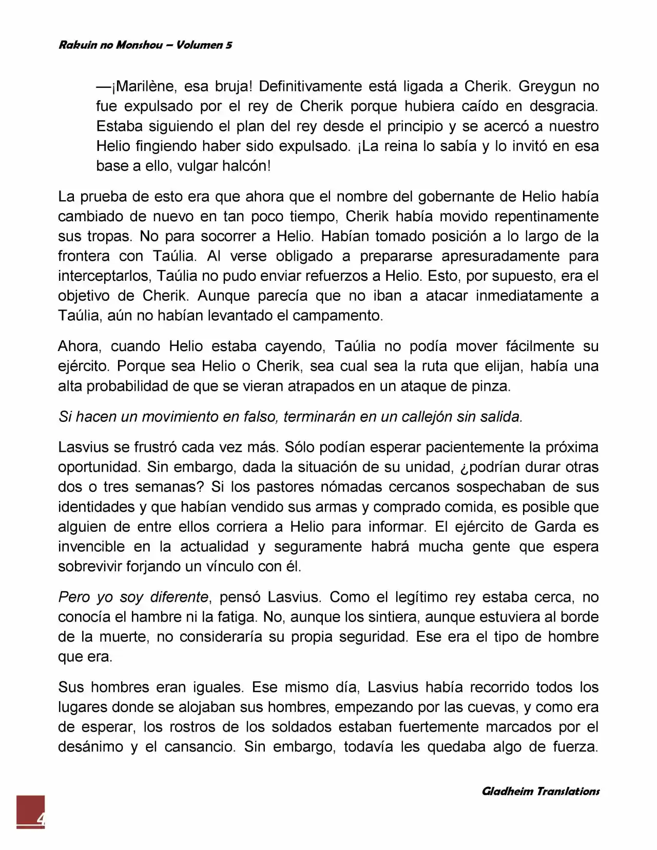 Rakuin No Monshou (Novela) - Capítulo 38 - Página 4 - LectorTMOo