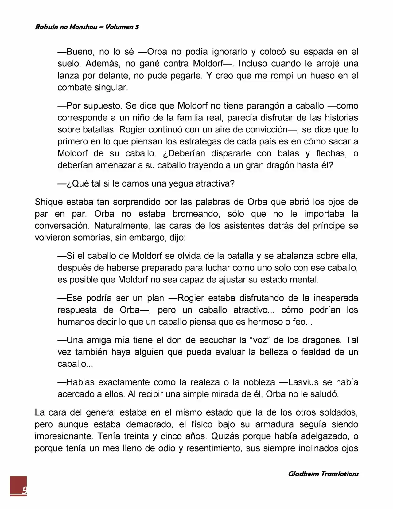 Rakuin No Monshou (Novela) - Capítulo 38 - Página 9 - LectorTMOo