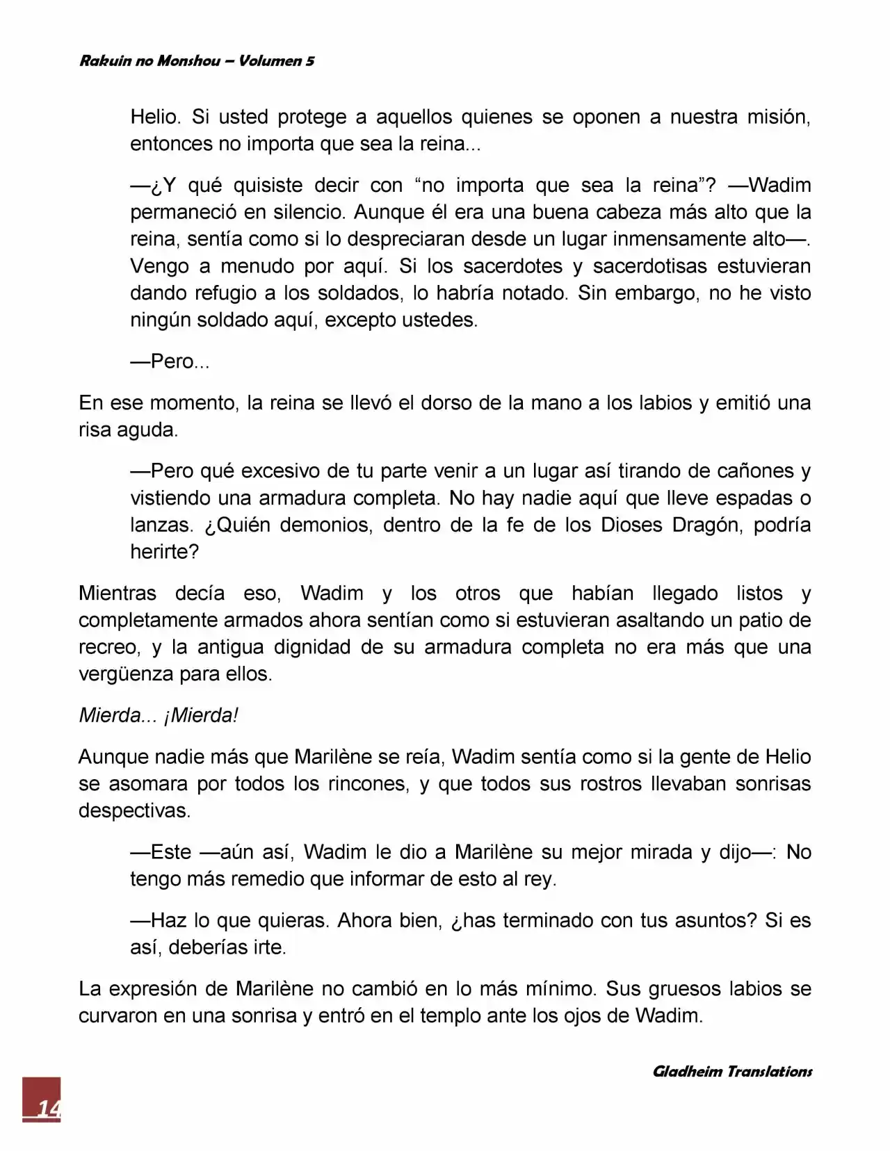 Rakuin No Monshou (Novela) - Capítulo 38 - Página 14 - LectorTMOo