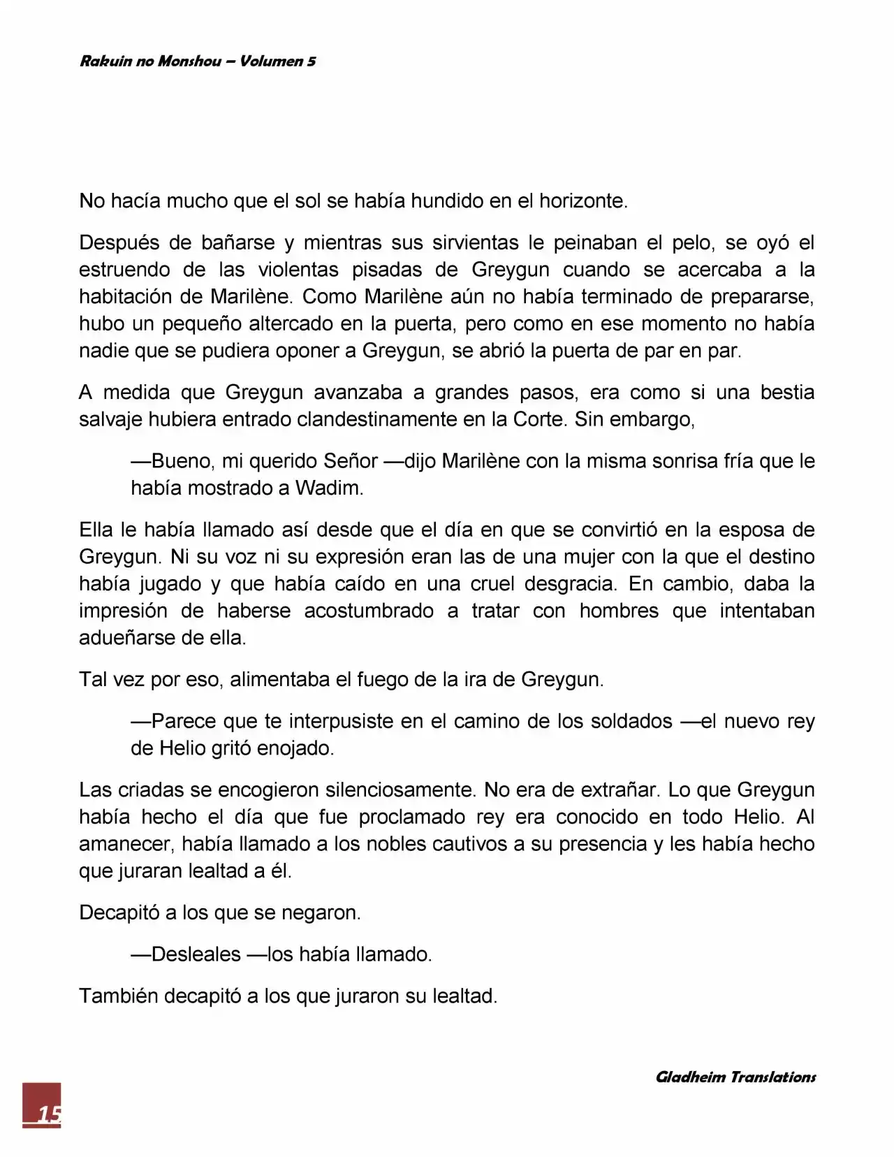 Rakuin No Monshou (Novela) - Capítulo 38 - Página 15 - LectorTMOo