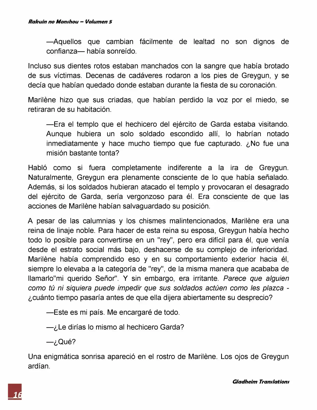 Rakuin No Monshou (Novela) - Capítulo 38 - Página 16 - LectorTMOo