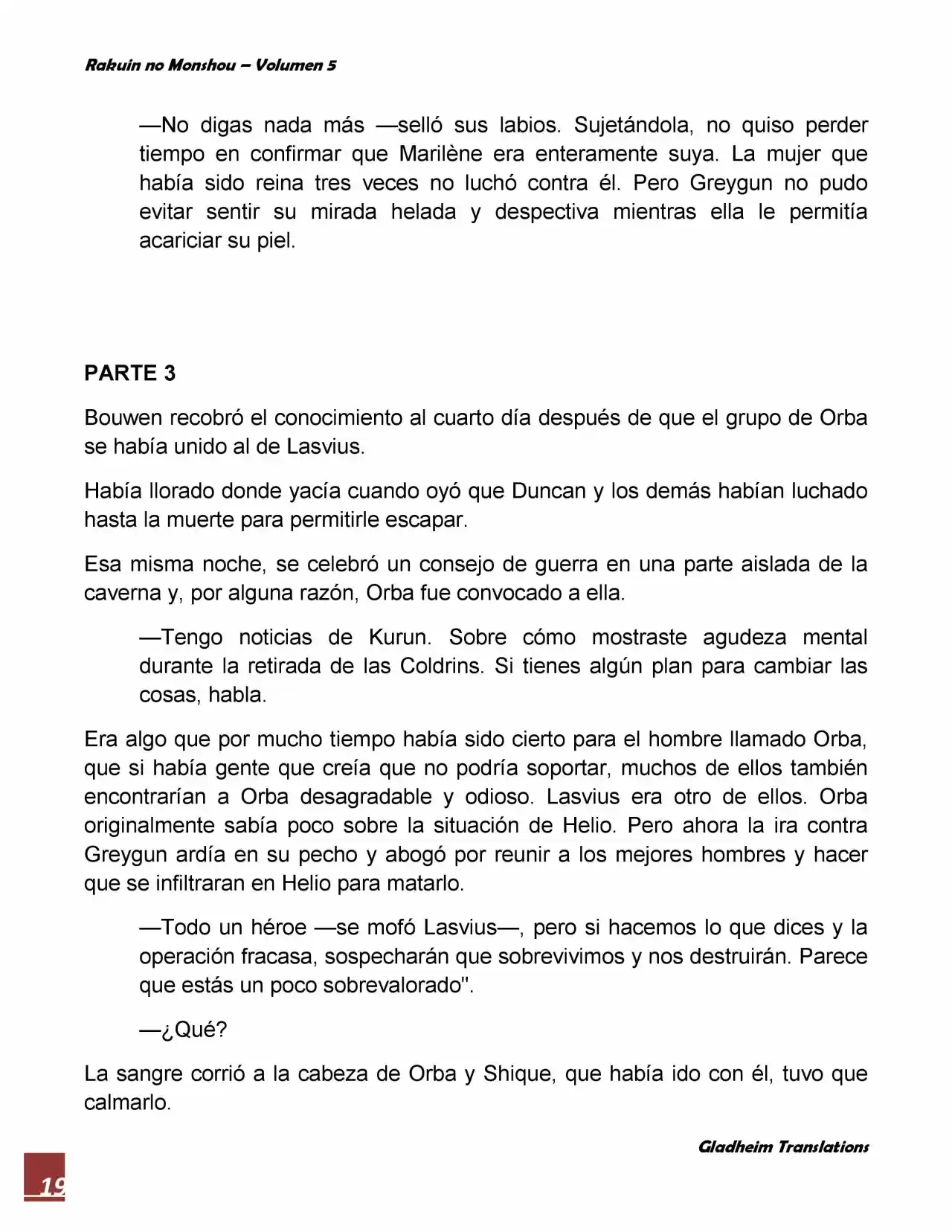 Rakuin No Monshou (Novela) - Capítulo 38 - Página 19 - LectorTMOo
