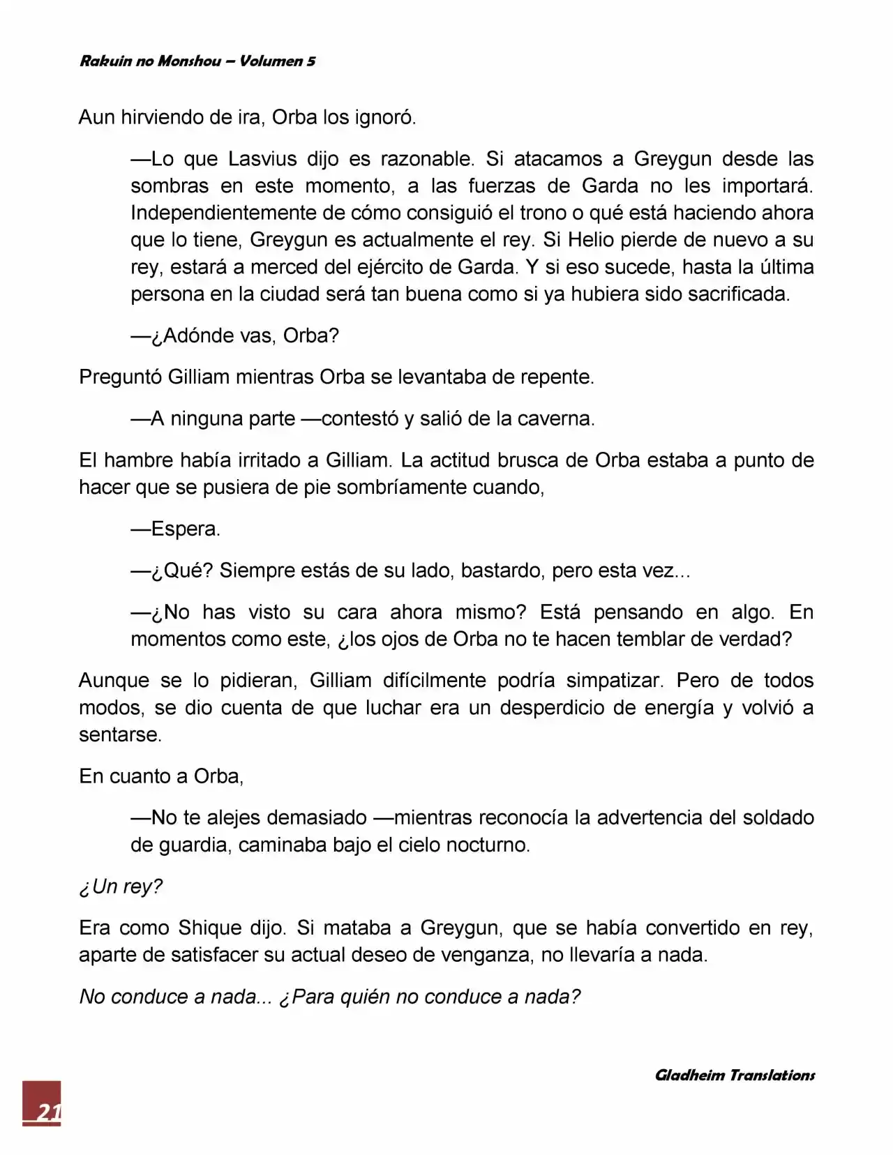 Rakuin No Monshou (Novela) - Capítulo 38 - Página 21 - LectorTMOo