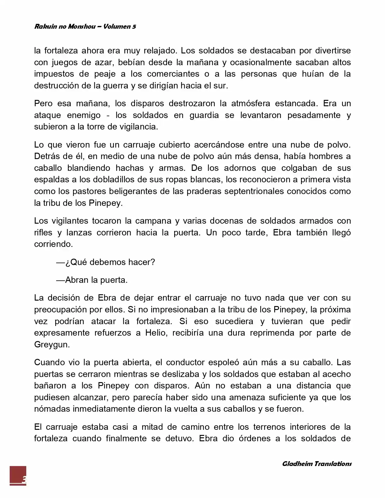 Rakuin No Monshou (Novela) - Capítulo 39 - Página 3 - LectorTMOo