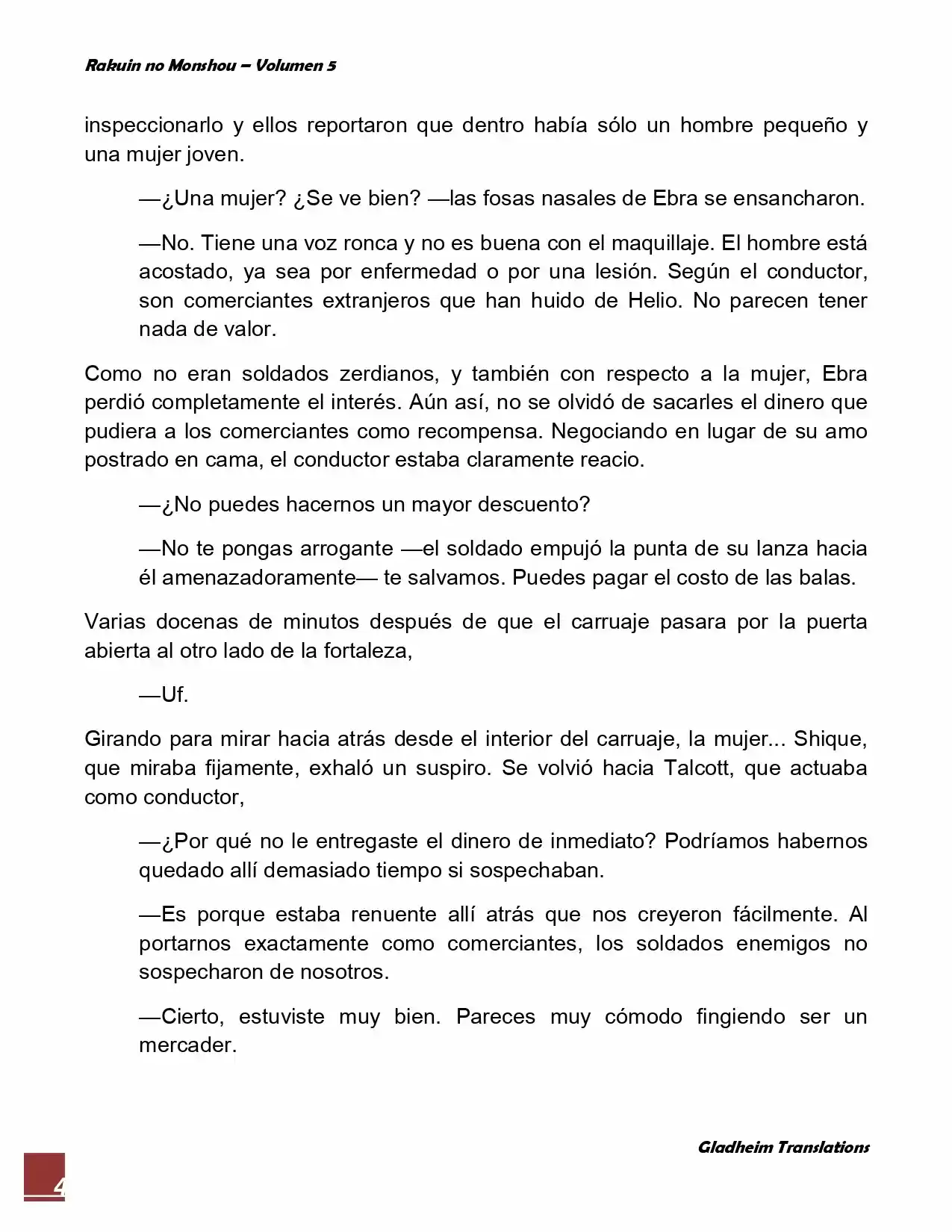 Rakuin No Monshou (Novela) - Capítulo 39 - Página 4 - LectorTMOo
