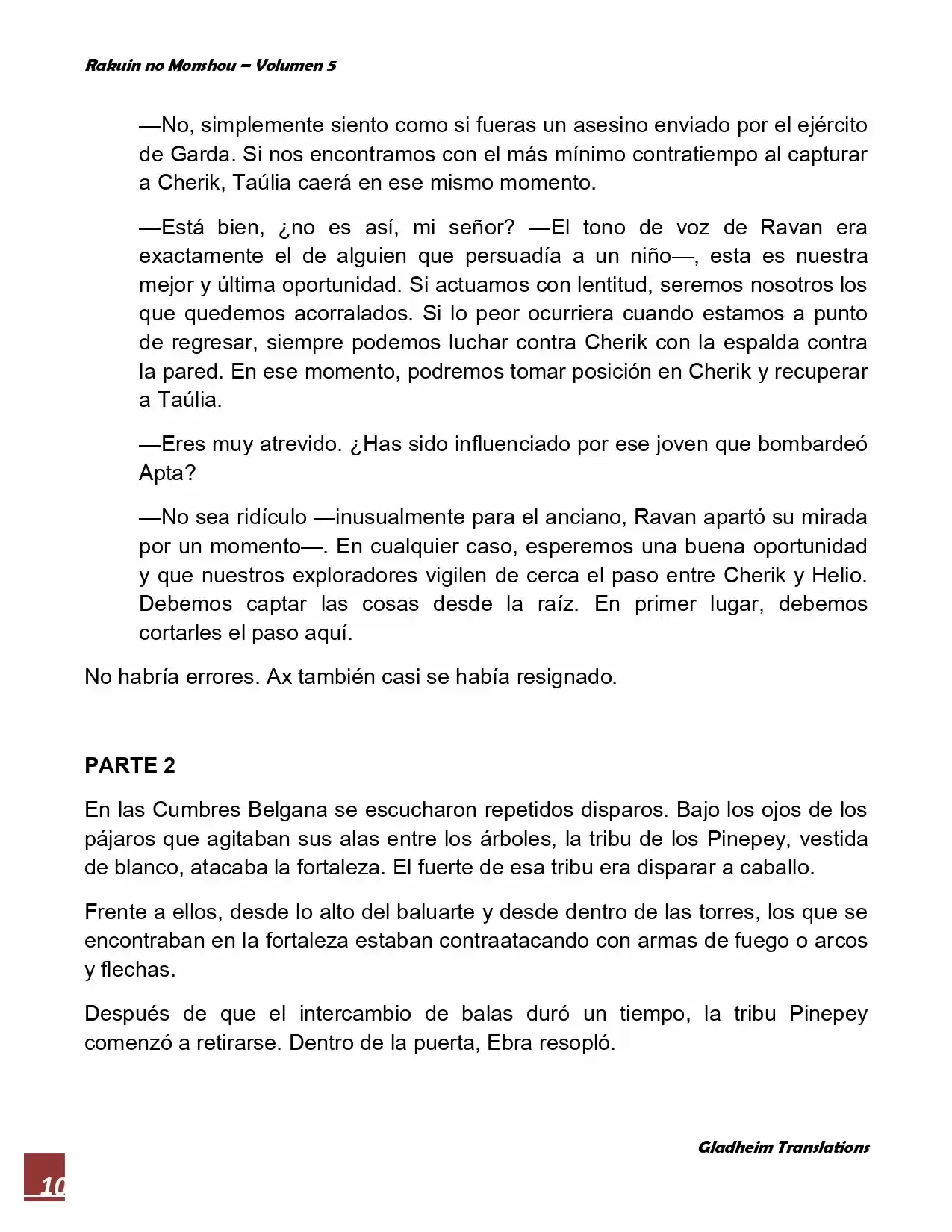 Rakuin No Monshou (Novela) - Capítulo 39 - Página 10 - LectorTMOo