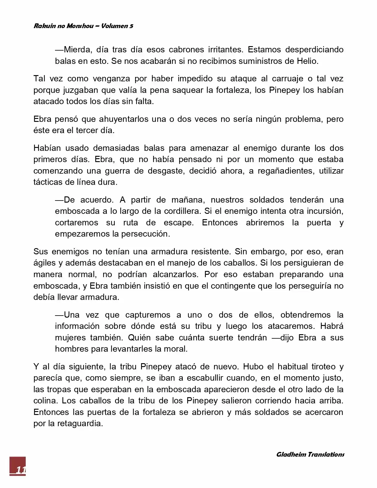 Rakuin No Monshou (Novela) - Capítulo 39 - Página 11 - LectorTMOo