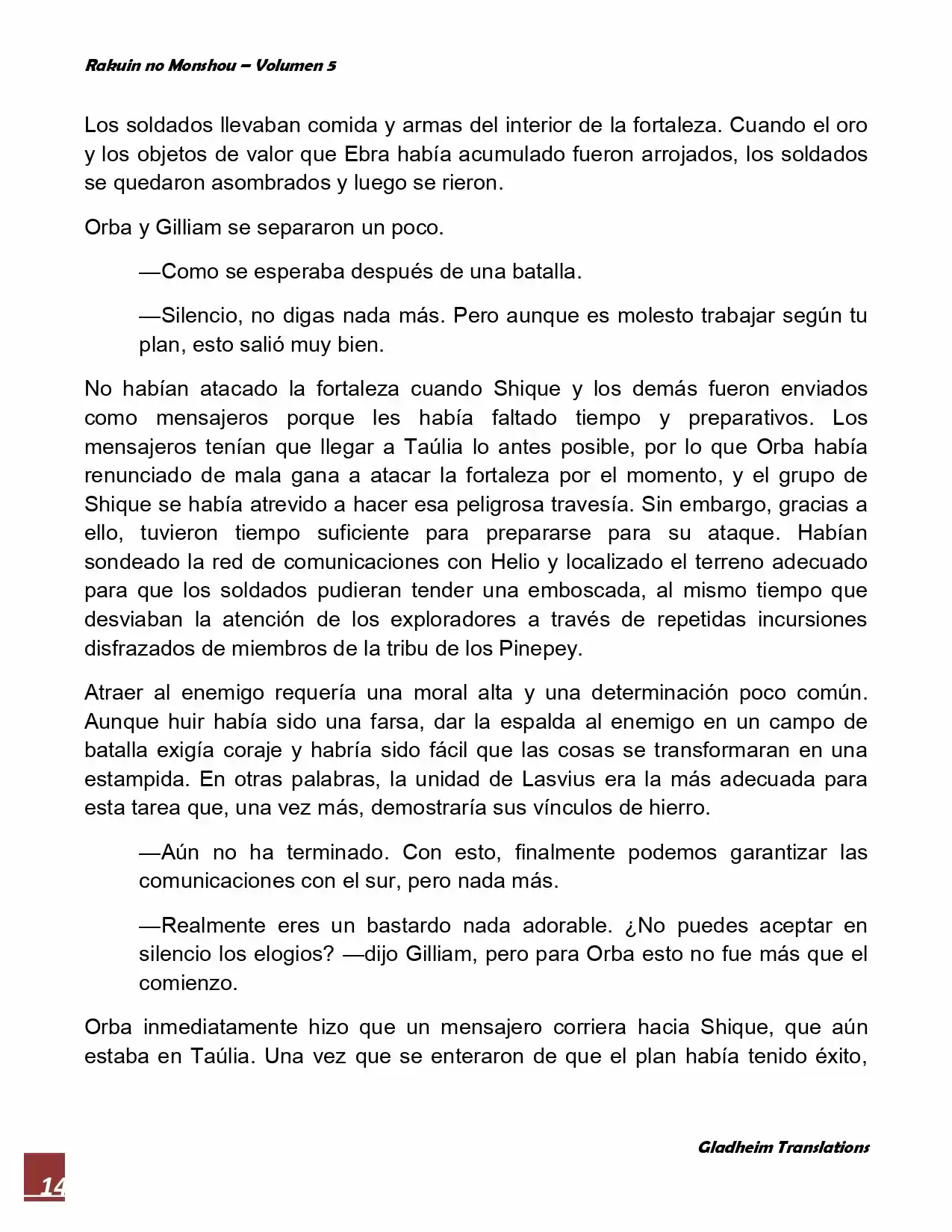 Rakuin No Monshou (Novela) - Capítulo 39 - Página 14 - LectorTMOo