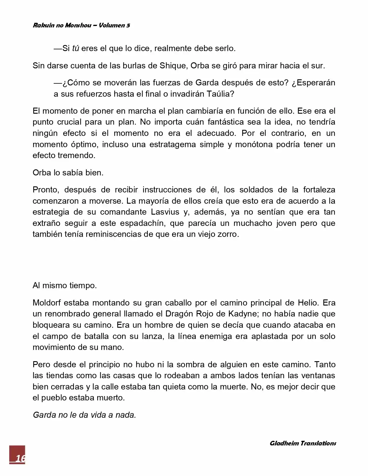 Rakuin No Monshou (Novela) - Capítulo 39 - Página 16 - LectorTMOo