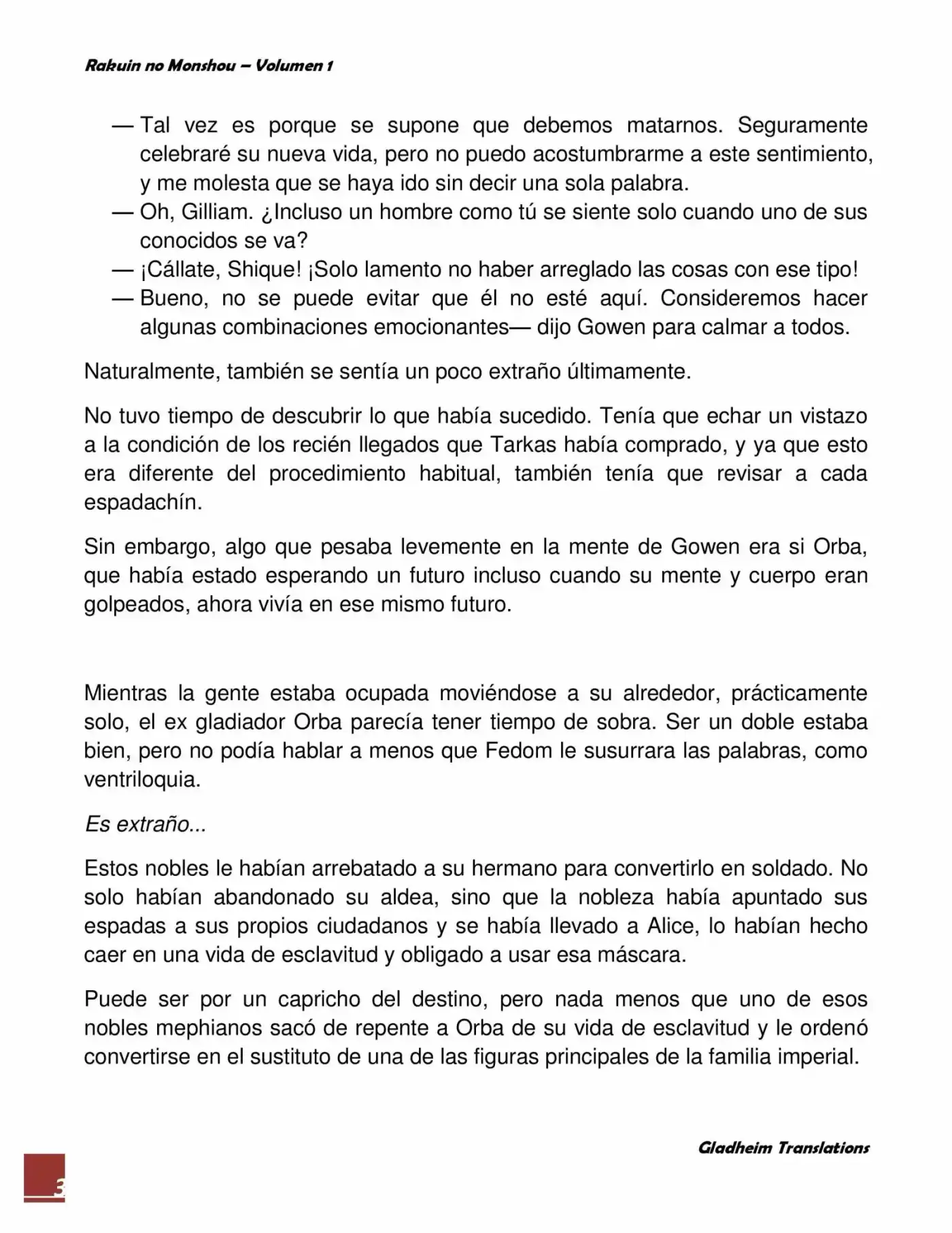 Rakuin No Monshou (Novela) - Capítulo 4 - Página 3 - LectorTMOo