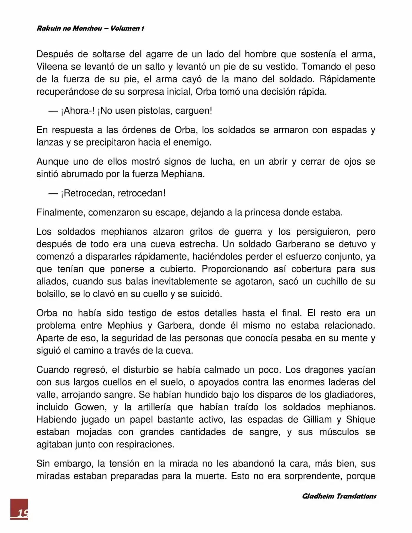 Rakuin No Monshou (Novela) - Capítulo 4 - Página 19 - LectorTMOo