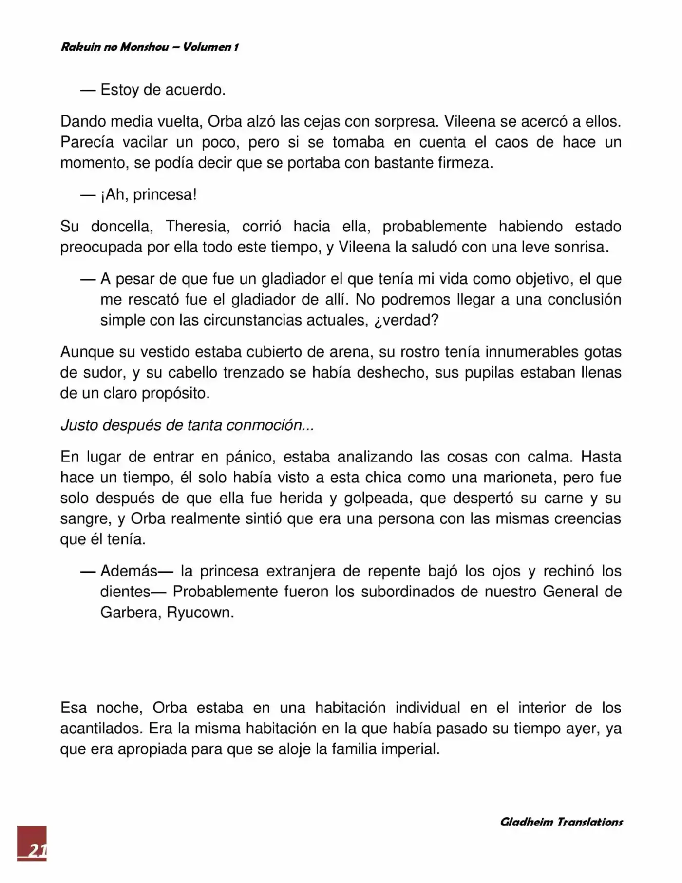 Rakuin No Monshou (Novela) - Capítulo 4 - Página 21 - LectorTMOo