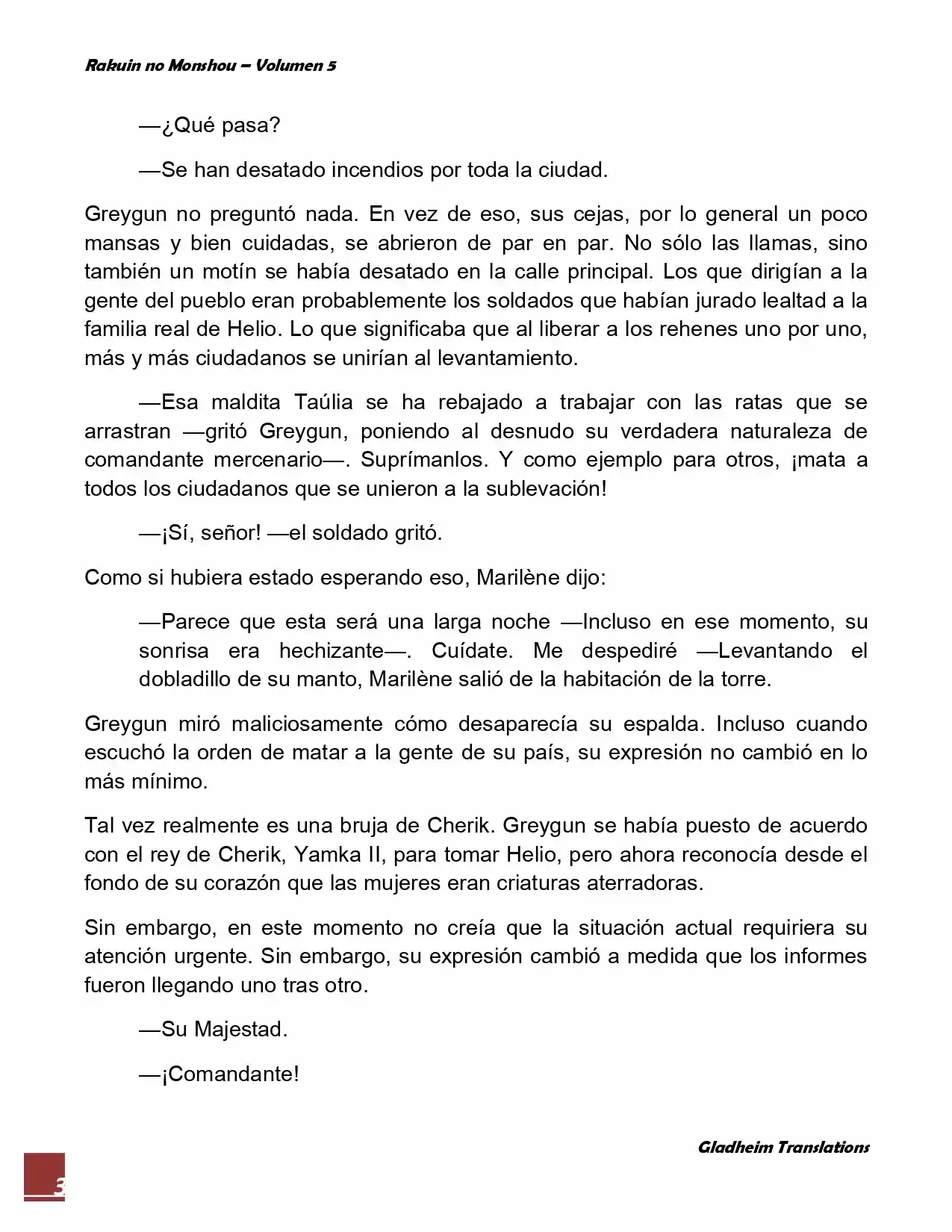 Rakuin No Monshou (Novela) - Capítulo 40 - Página 3 - LectorTMOo