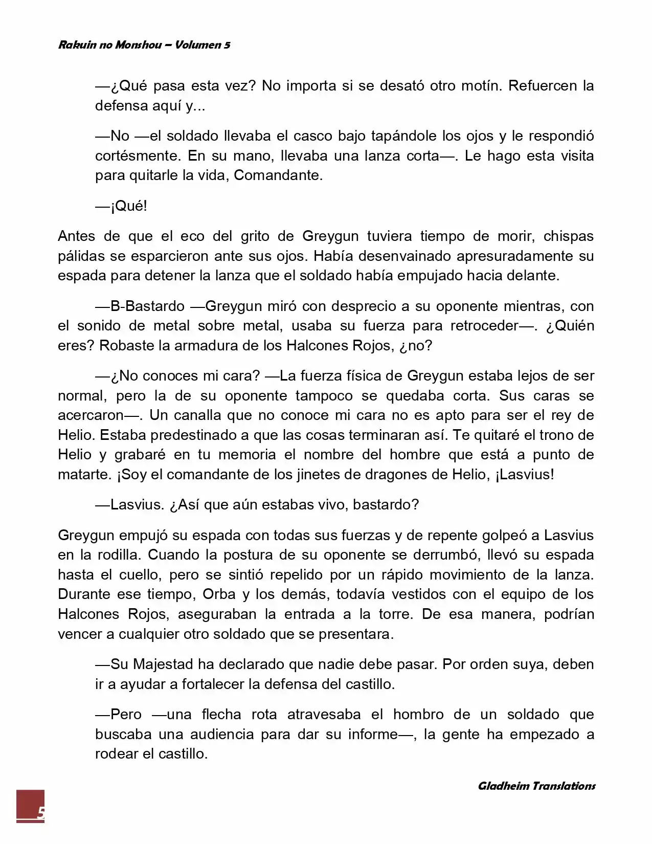 Rakuin No Monshou (Novela) - Capítulo 40 - Página 5 - LectorTMOo
