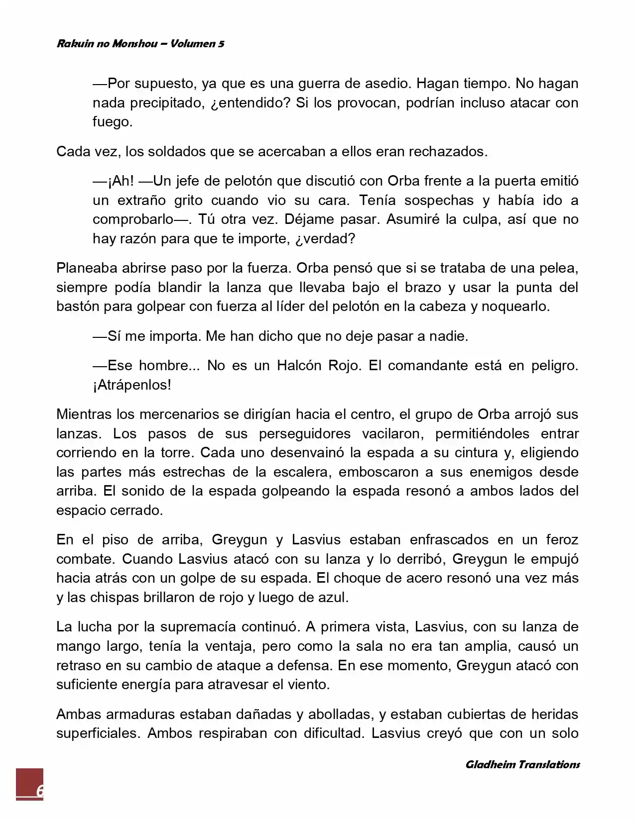 Rakuin No Monshou (Novela) - Capítulo 40 - Página 6 - LectorTMOo