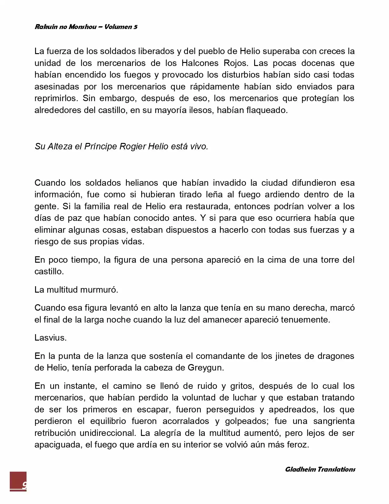 Rakuin No Monshou (Novela) - Capítulo 40 - Página 9 - LectorTMOo