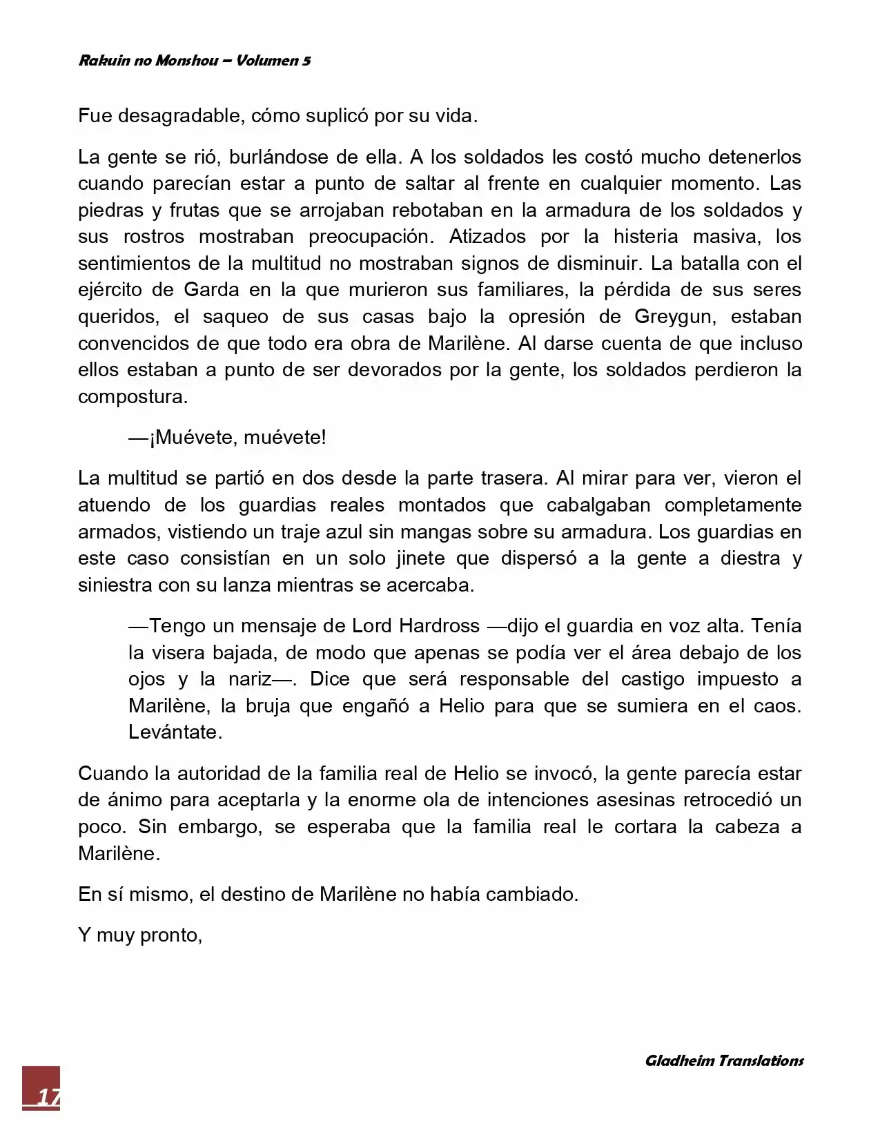 Rakuin No Monshou (Novela) - Capítulo 40 - Página 17 - LectorTMOo