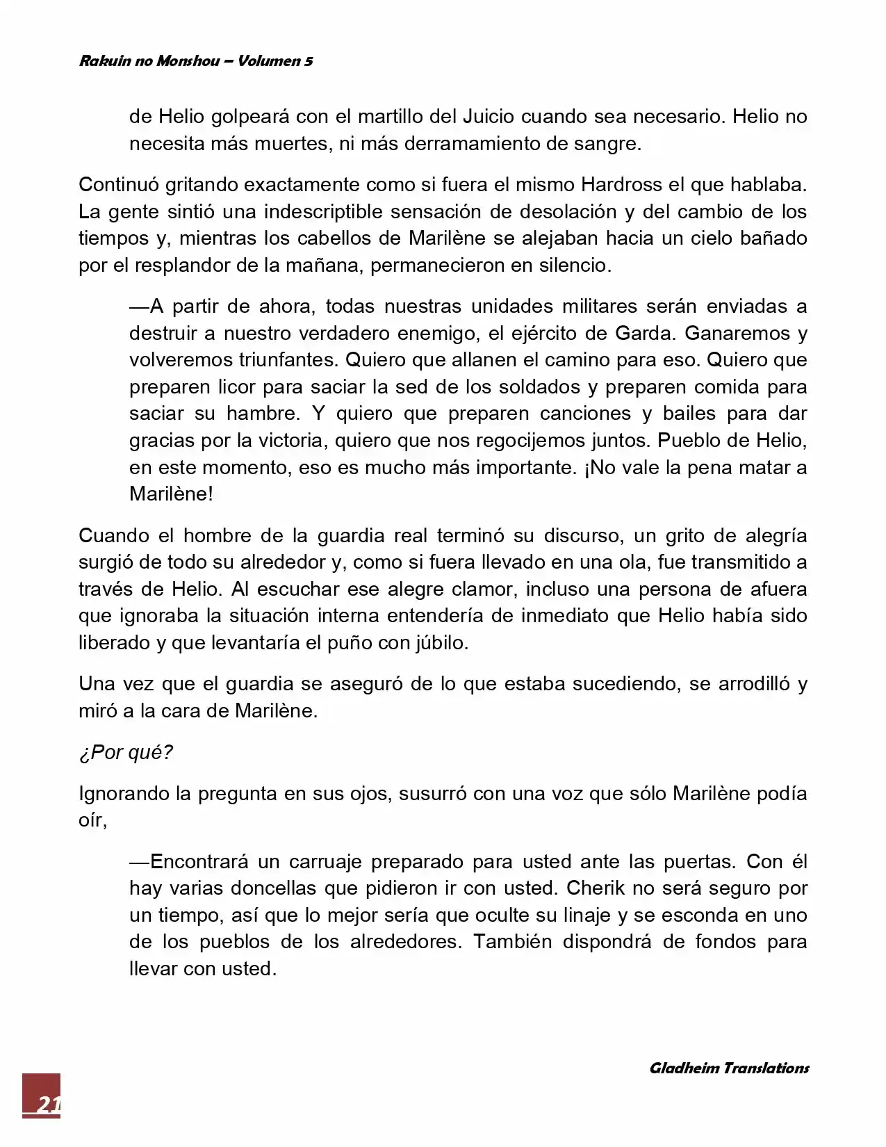 Rakuin No Monshou (Novela) - Capítulo 40 - Página 21 - LectorTMOo