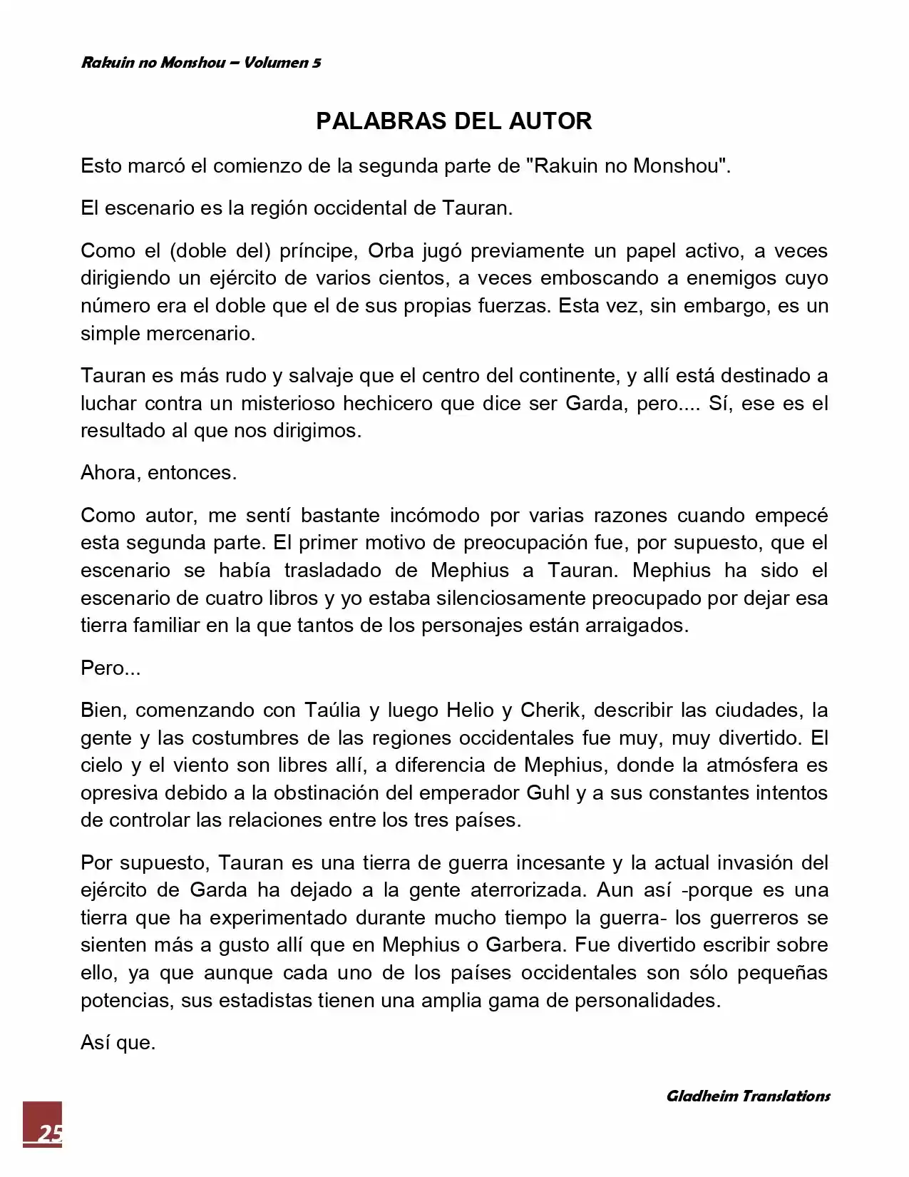Rakuin No Monshou (Novela) - Capítulo 40 - Página 25 - LectorTMOo