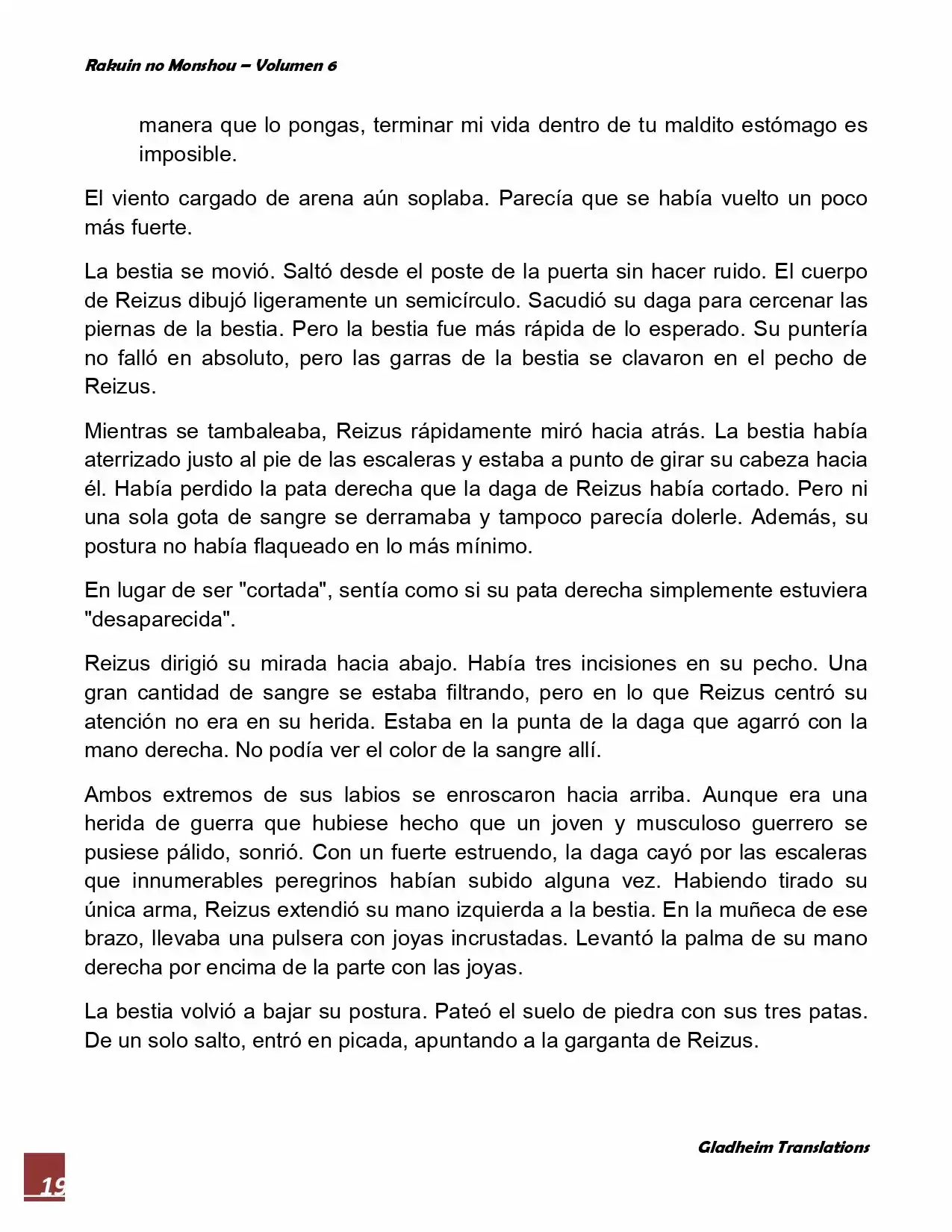 Rakuin No Monshou (Novela) - Capítulo 41 - Página 19 - LectorTMOo