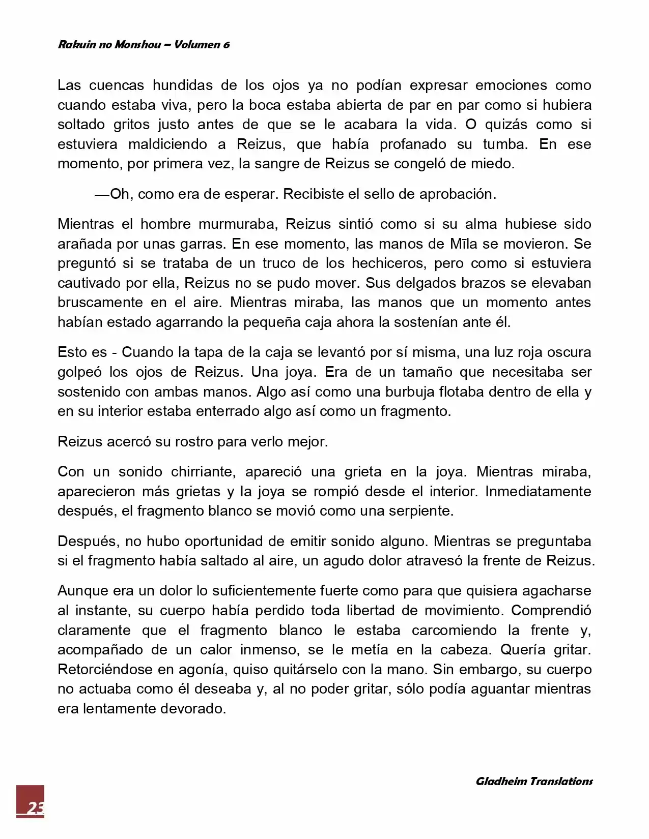Rakuin No Monshou (Novela) - Capítulo 41 - Página 23 - LectorTMOo