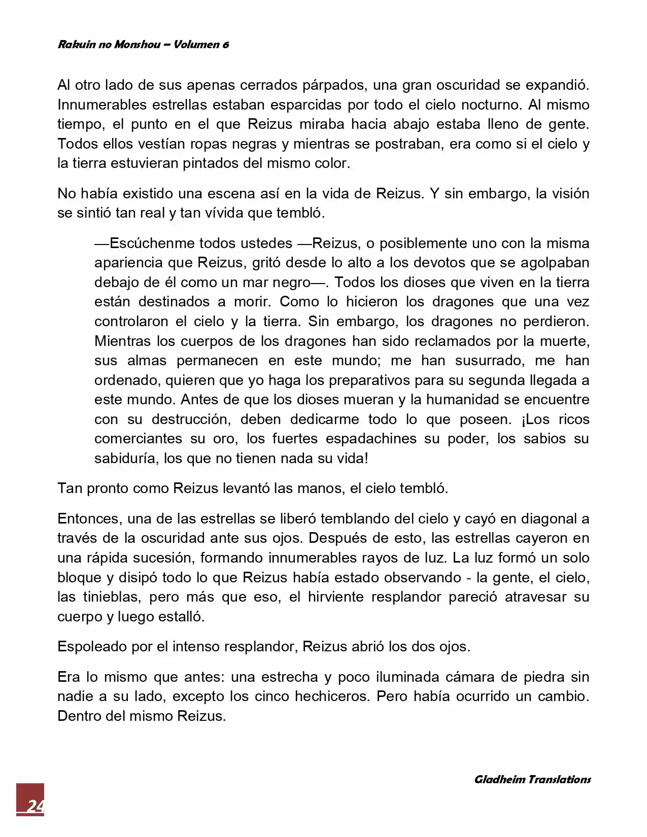 Rakuin No Monshou (Novela) - Capítulo 41 - Página 24 - LectorTMOo