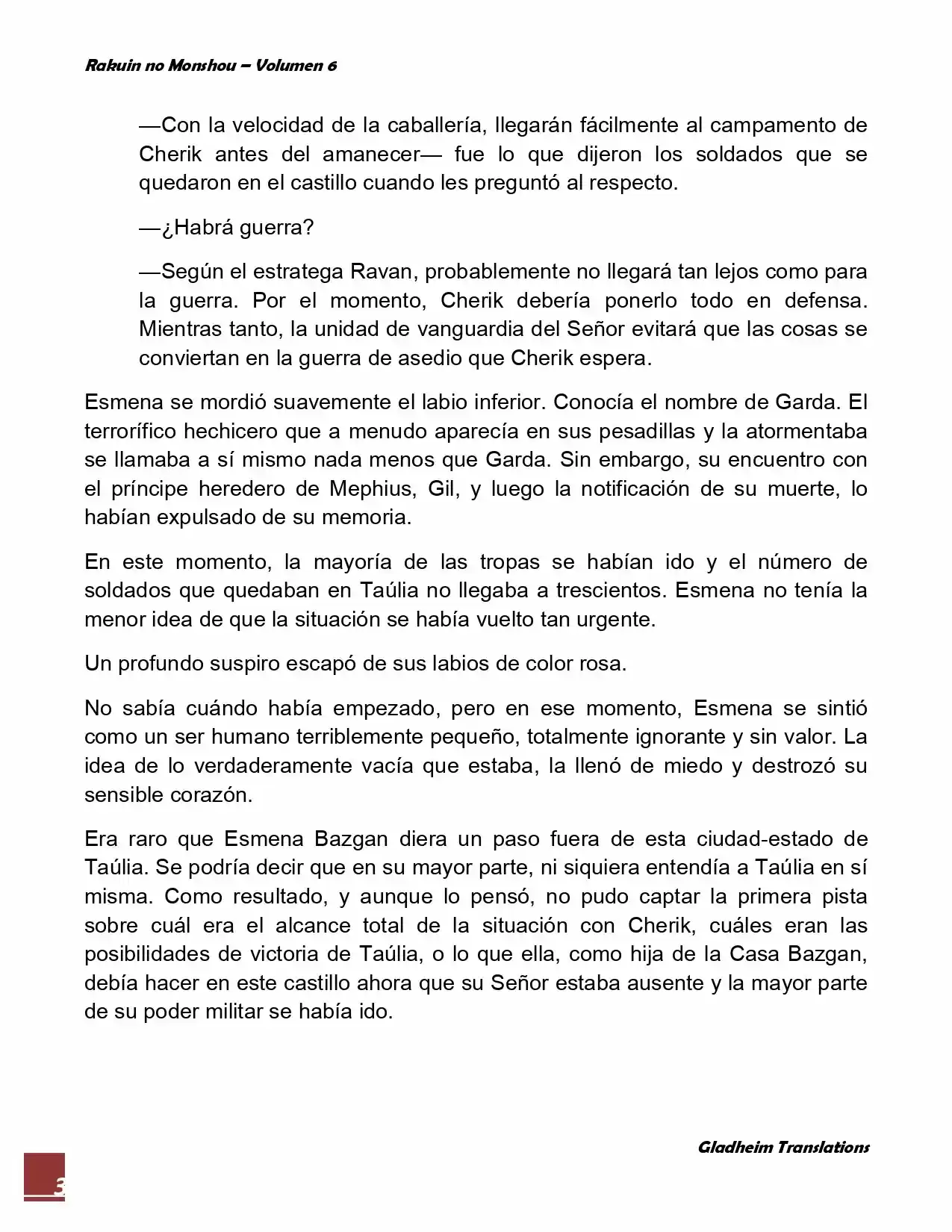 Rakuin No Monshou (Novela) - Capítulo 42 - Página 3 - LectorTMOo