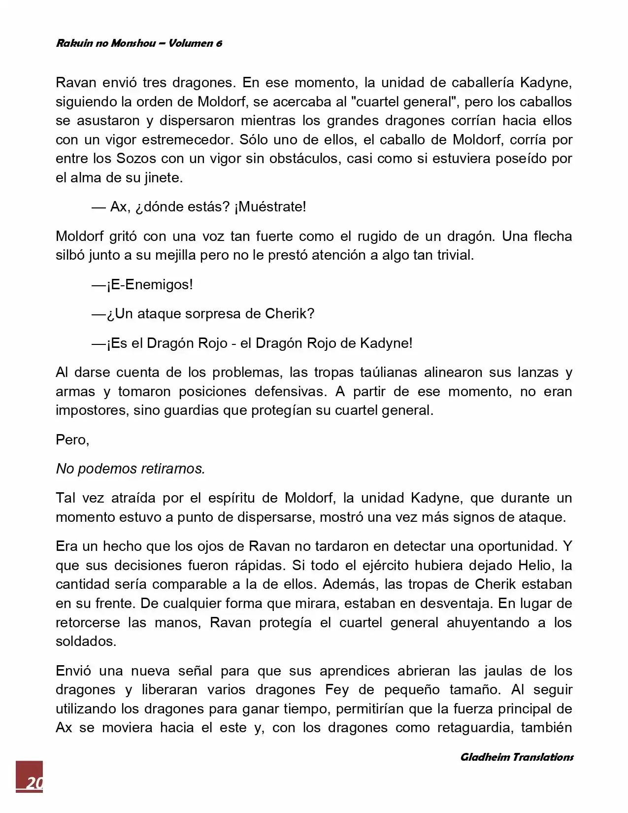 Rakuin No Monshou (Novela) - Capítulo 42 - Página 20 - LectorTMOo
