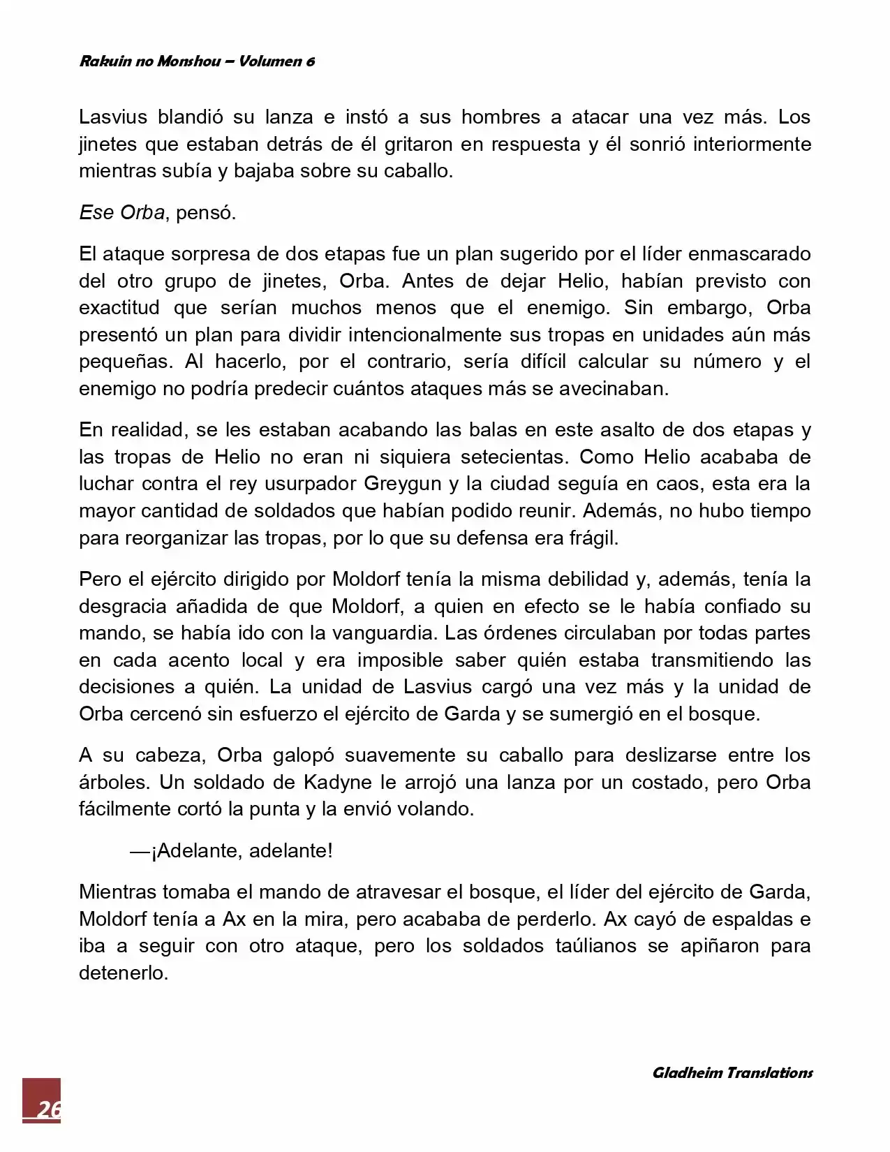 Rakuin No Monshou (Novela) - Capítulo 42 - Página 26 - LectorTMOo