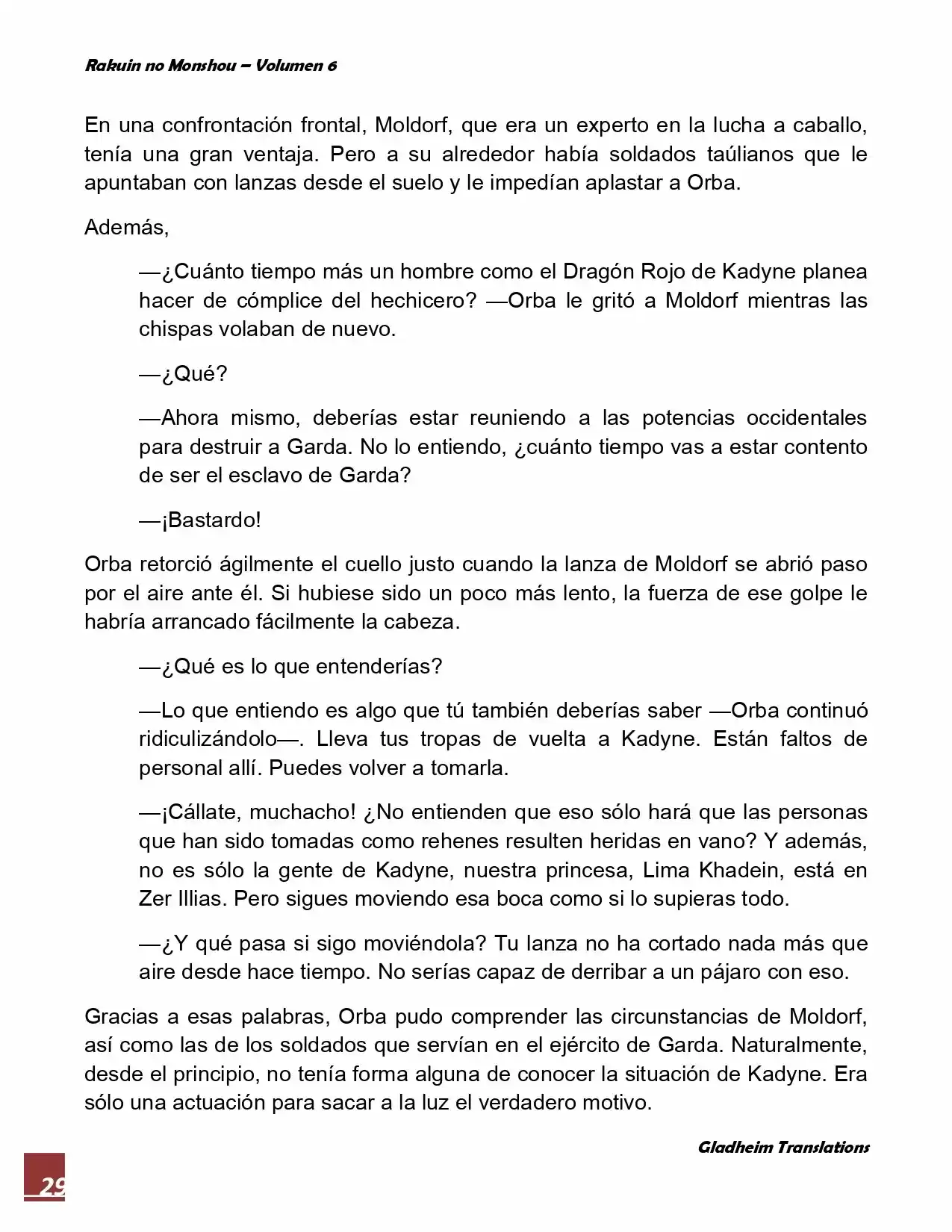 Rakuin No Monshou (Novela) - Capítulo 42 - Página 29 - LectorTMOo