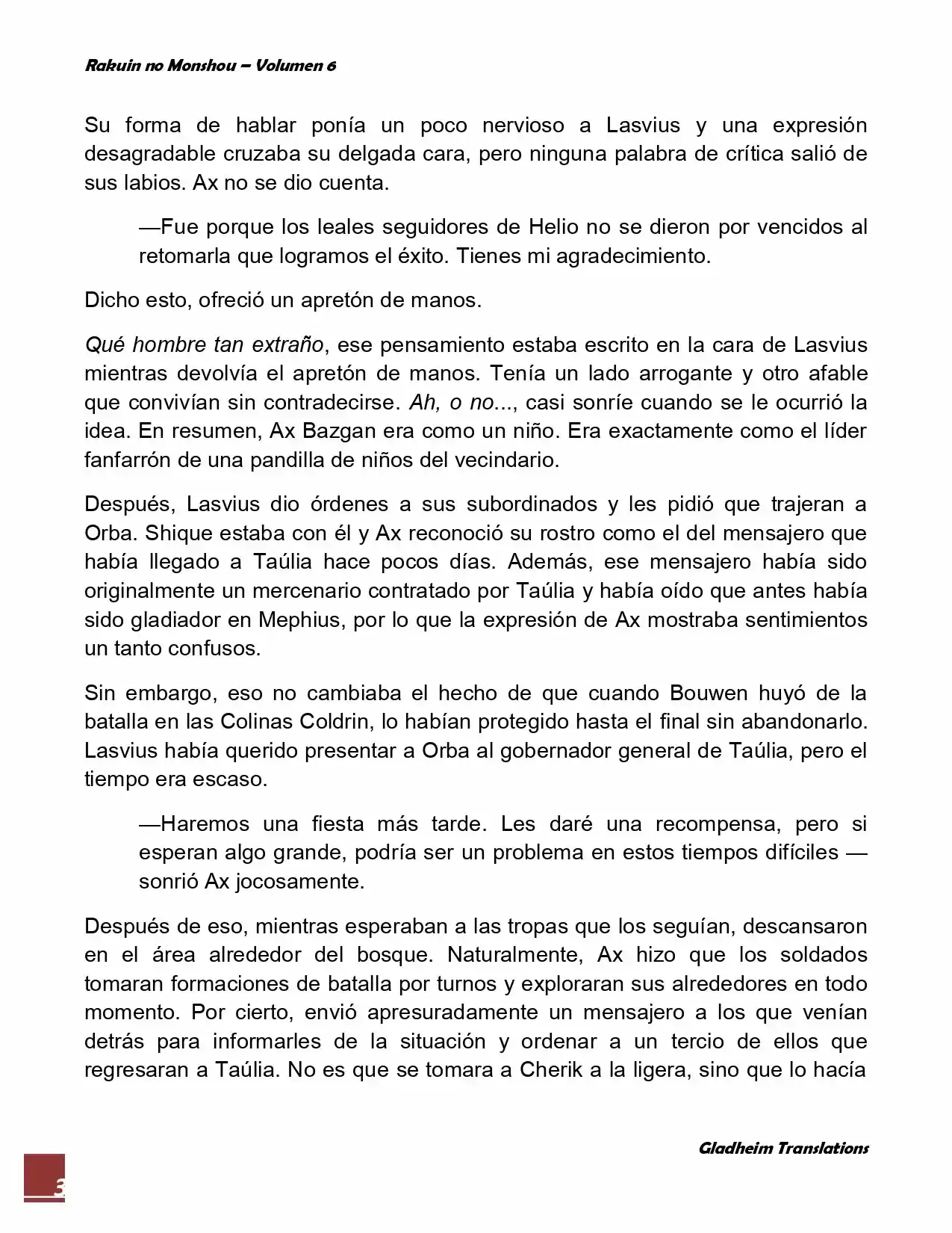 Rakuin No Monshou (Novela) - Capítulo 43 - Página 3 - LectorTMOo